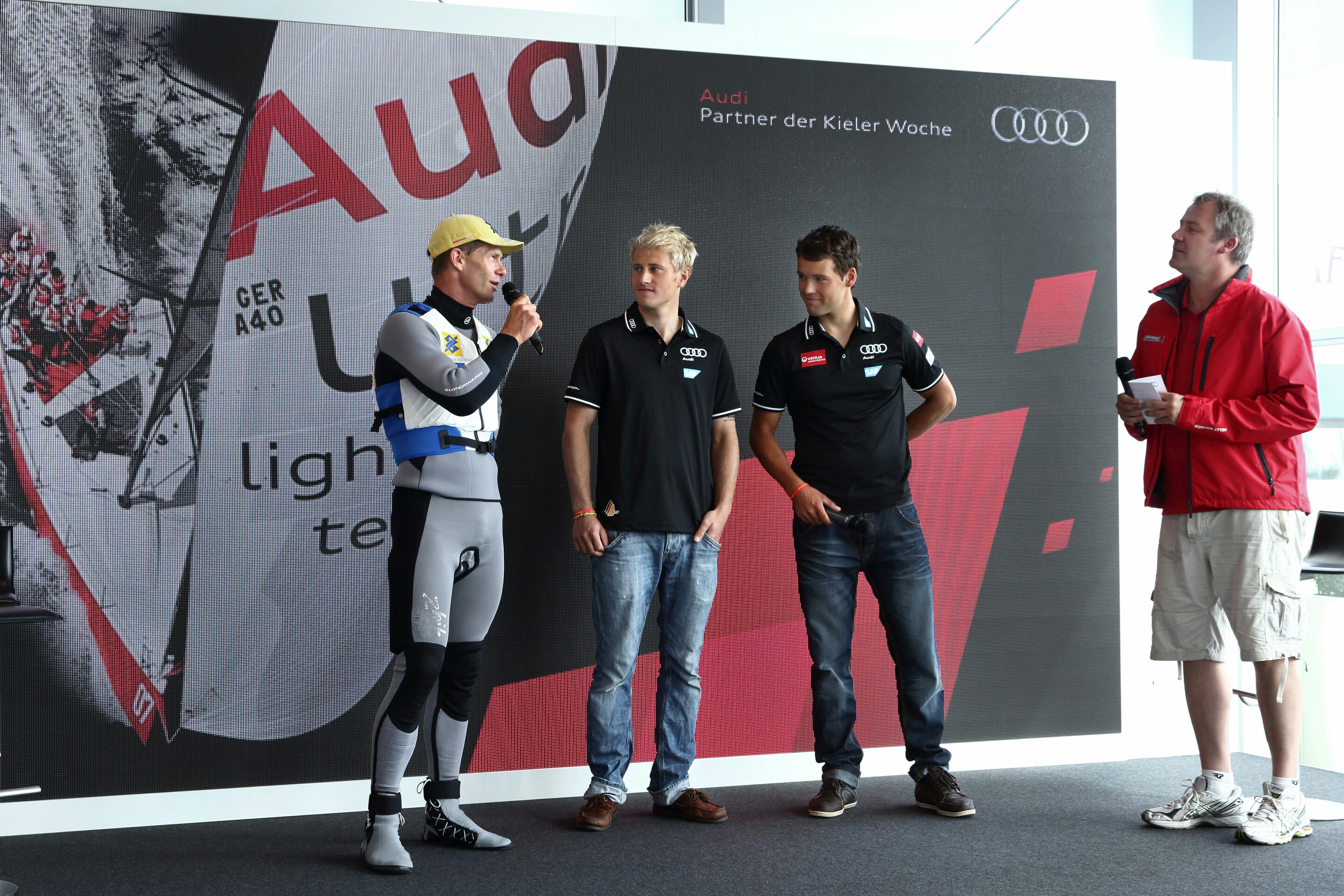Interview round at the Audi Hospitality