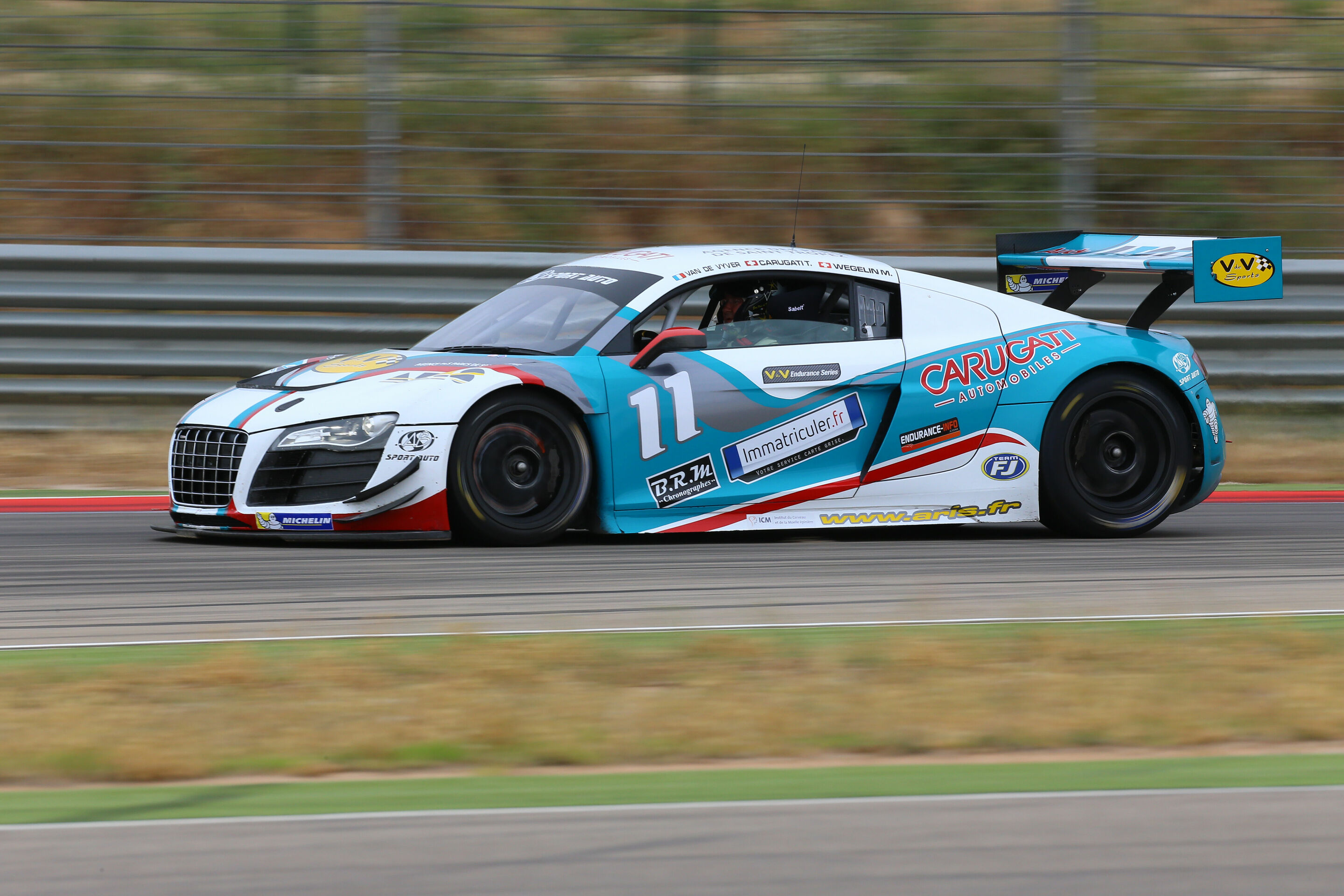 V de V Endurance Series 2015 - Audi R8 LMS #11 (AB Sport Auto), Eric van de Vyver/Tiziano Carugati/Michel Wegelin