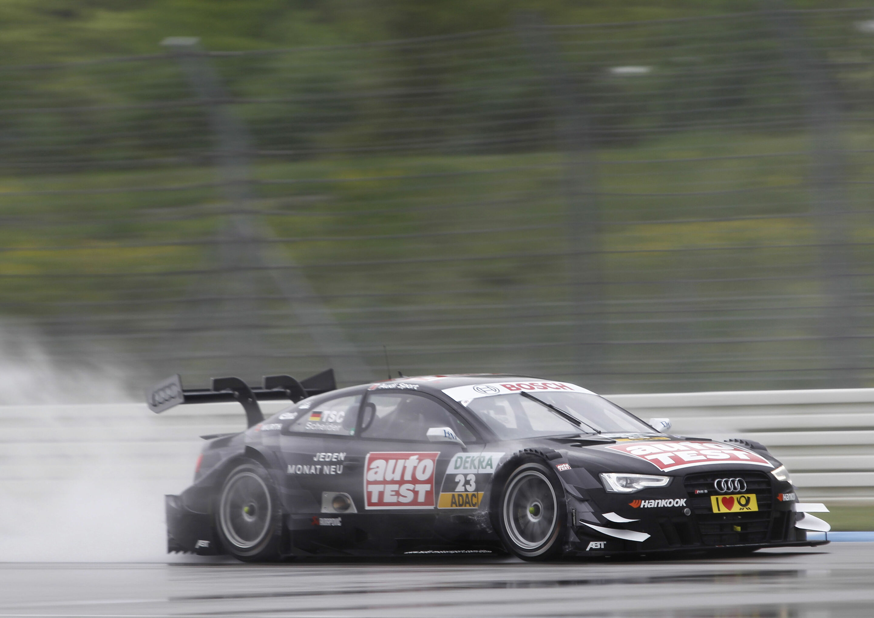 Pole position for the Audi RS 5 DTM - Timo Scheider, Audi RS 5 DTM