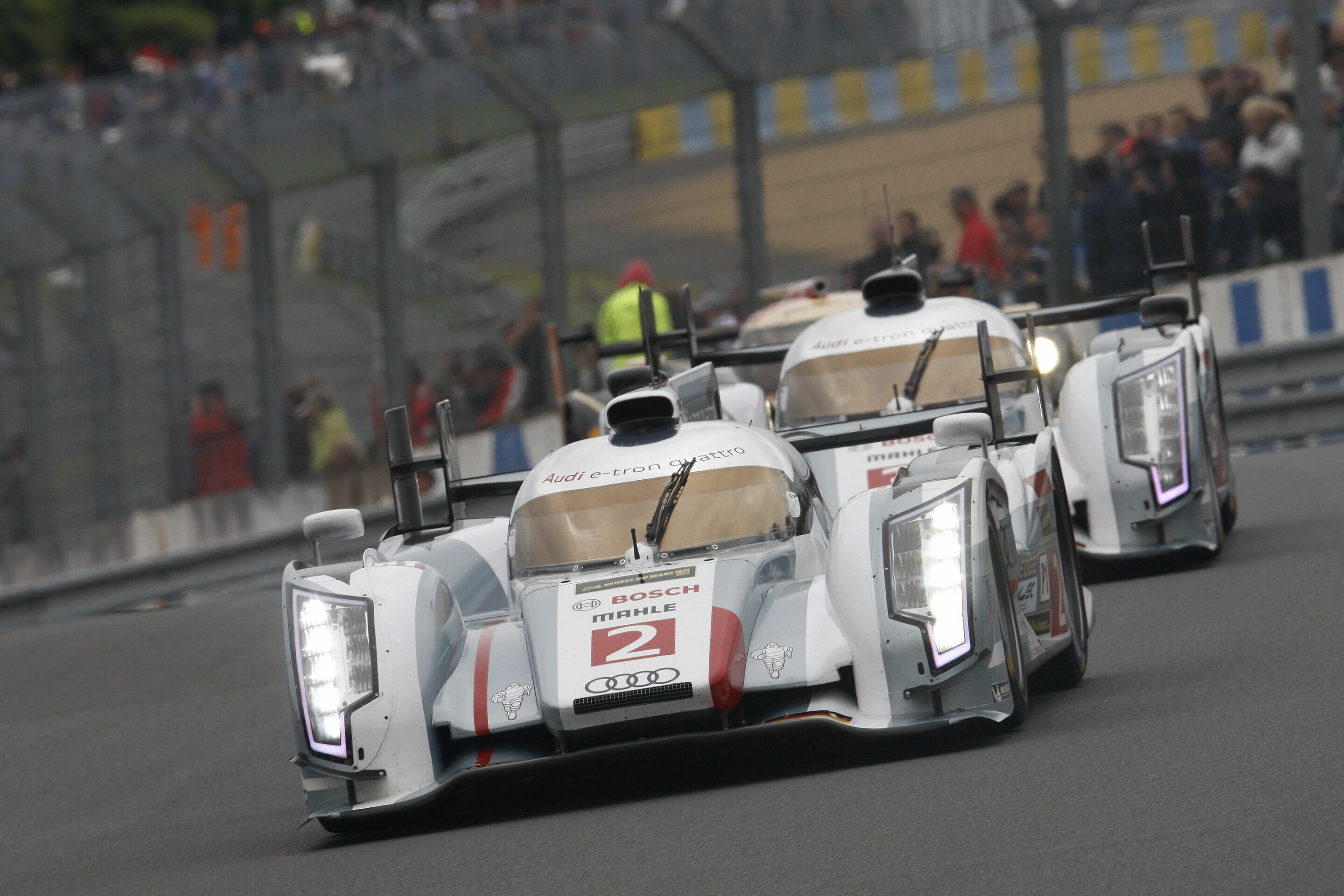 Le Mans 2013 - Audi R18 e-tron quattro #2 (Audi Sport Team Joest), Loïc Duval (F), Tom Kristensen (DK), Allan McNish (GB)