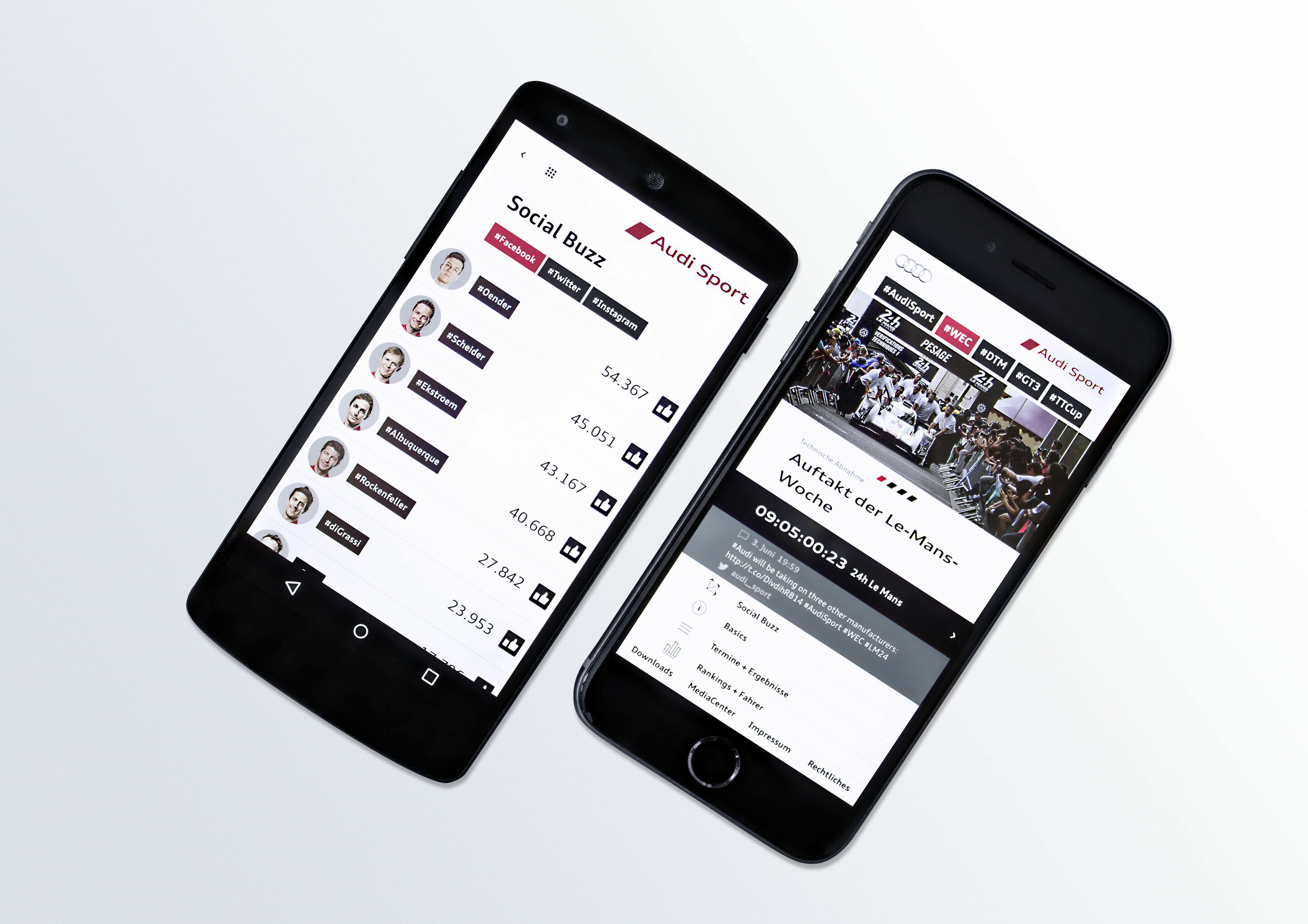 Audi Sport App 3.0 - New version of the Audi Sport App for iOS und Android