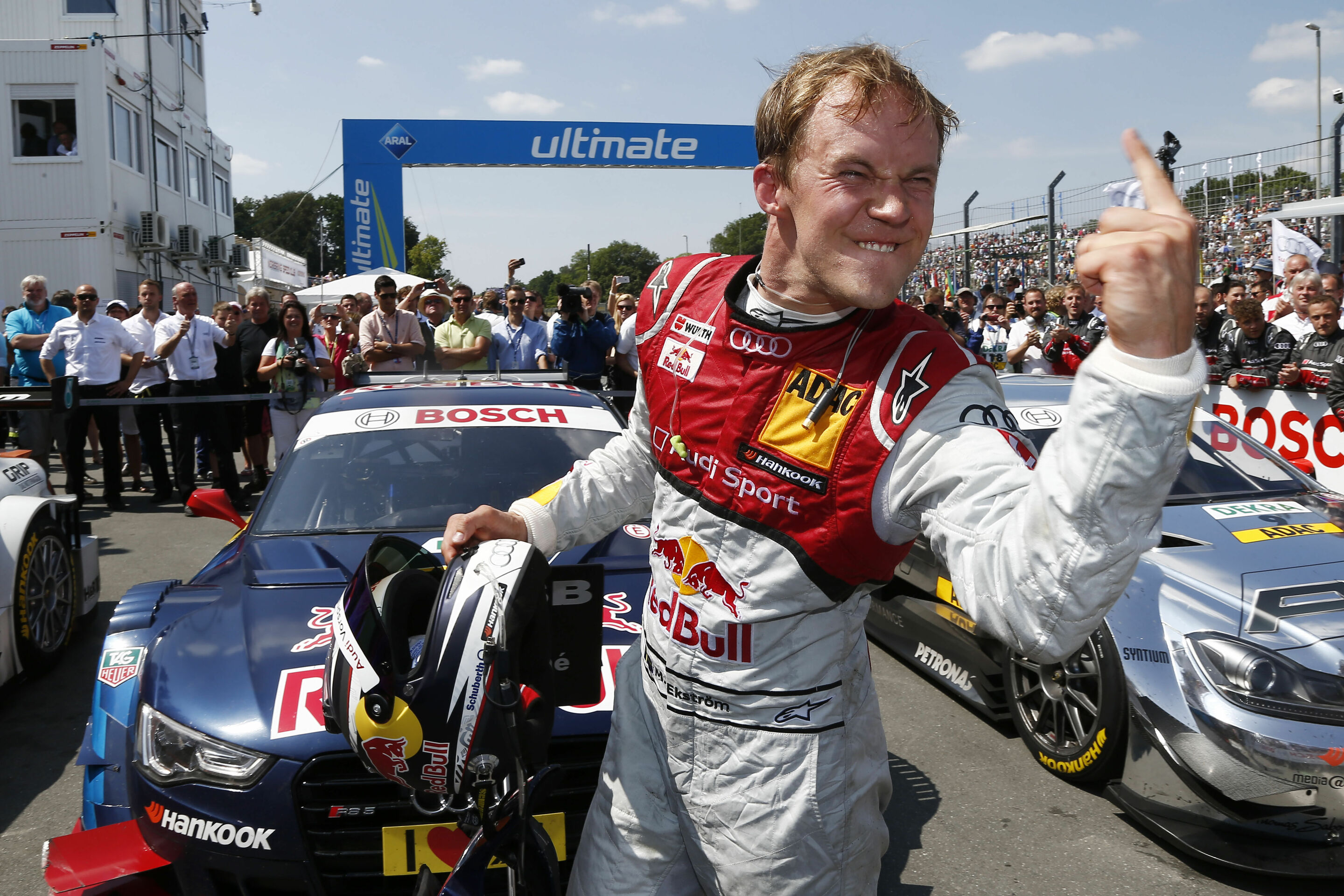 DTM Norisring 2015 - Mattias Ekström at the Norisring in 2013