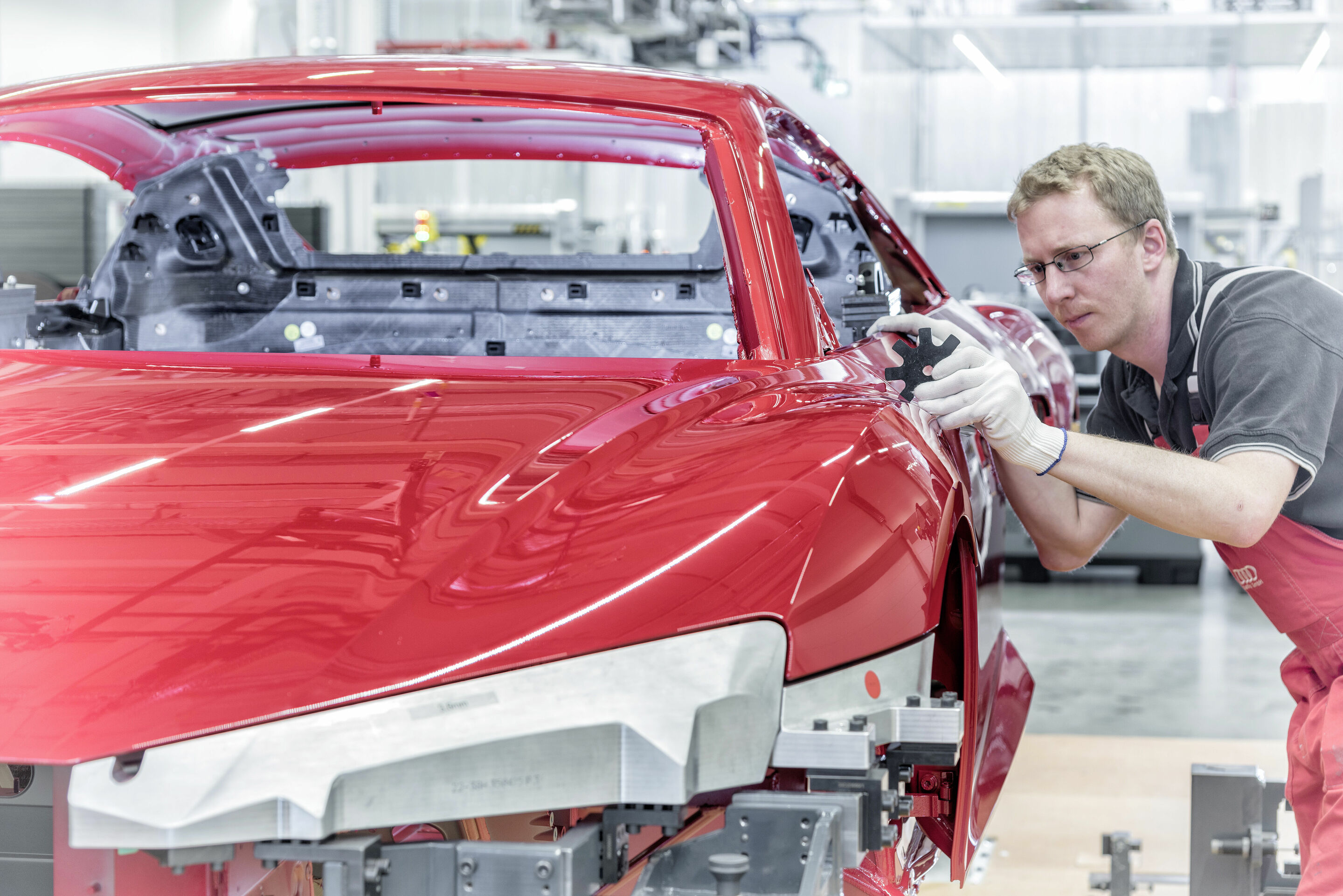 R8 production at Audi Böllinger Höfe near the Neckarsulm site - R8 production at Audi Böllinger Höfe near the Neckarsulm site