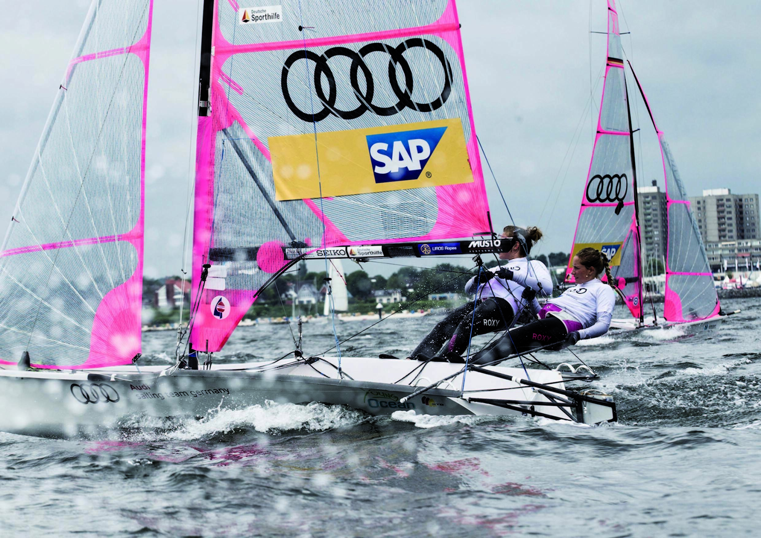 Das Audi Sailing Team Germany in Kiel
