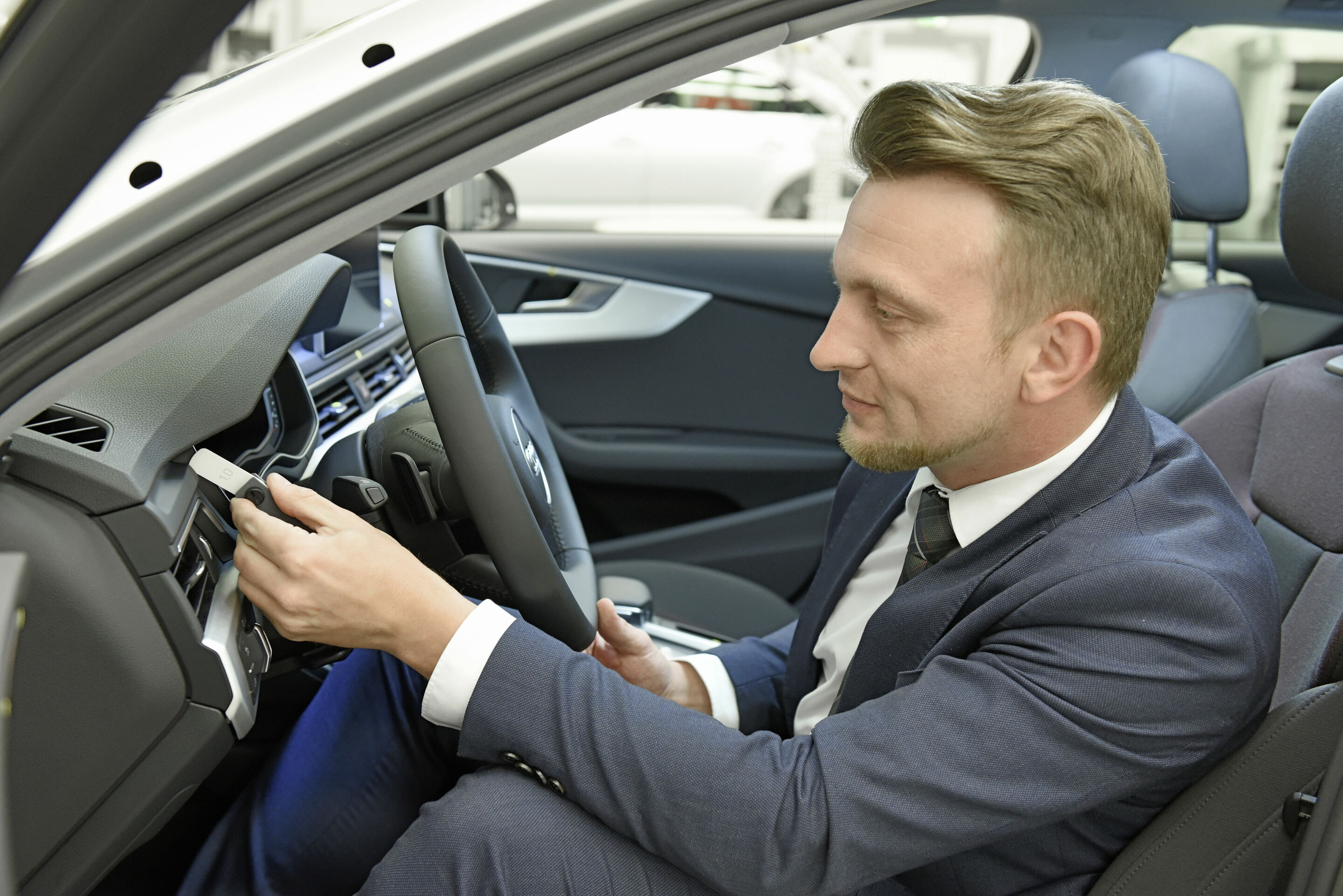 Qualitätssicherung – Innenmeisterbock Audi A4 - Qualitätssicherung – Innenmeisterbock Audi A4