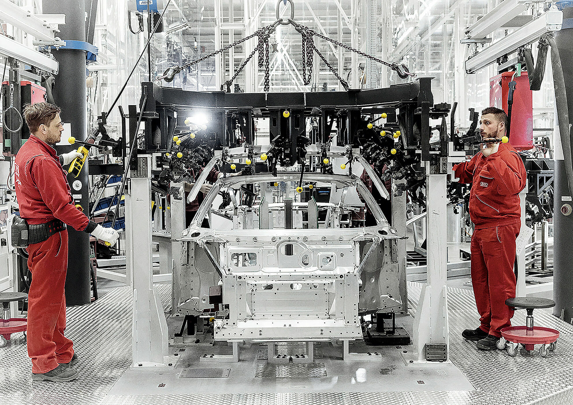 R8 Manufaktur quattro GmbH in den Audi Böllinger Höfen am Standort Neckarsulm. - R8 Manufaktur quattro GmbH in den Audi Böllinger Höfen am Standort Neckarsulm.