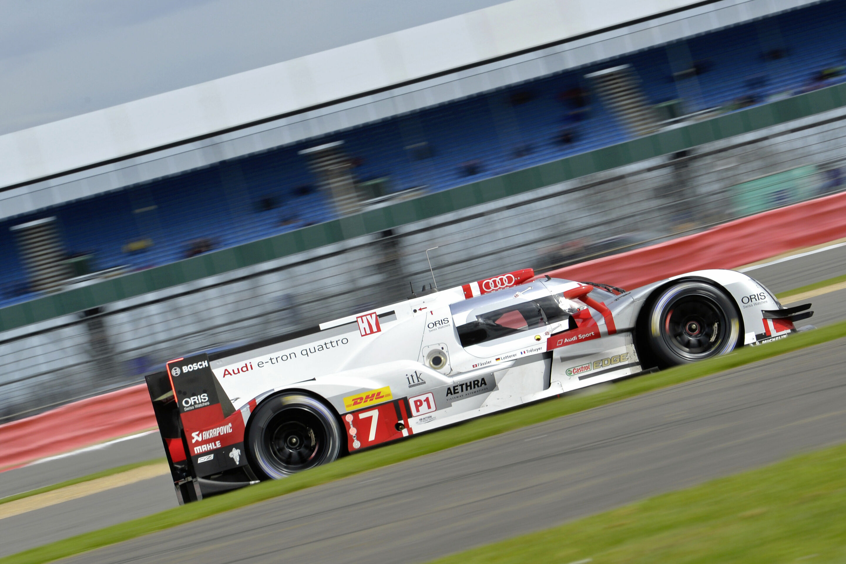 Audi gewinnt WM-Auftakt in Silverstone - Audi R18 e-tron quattro #7 (Audi Sport Team Joest), Marcel Fässler, André Lotterer, Benoît Tréluyer