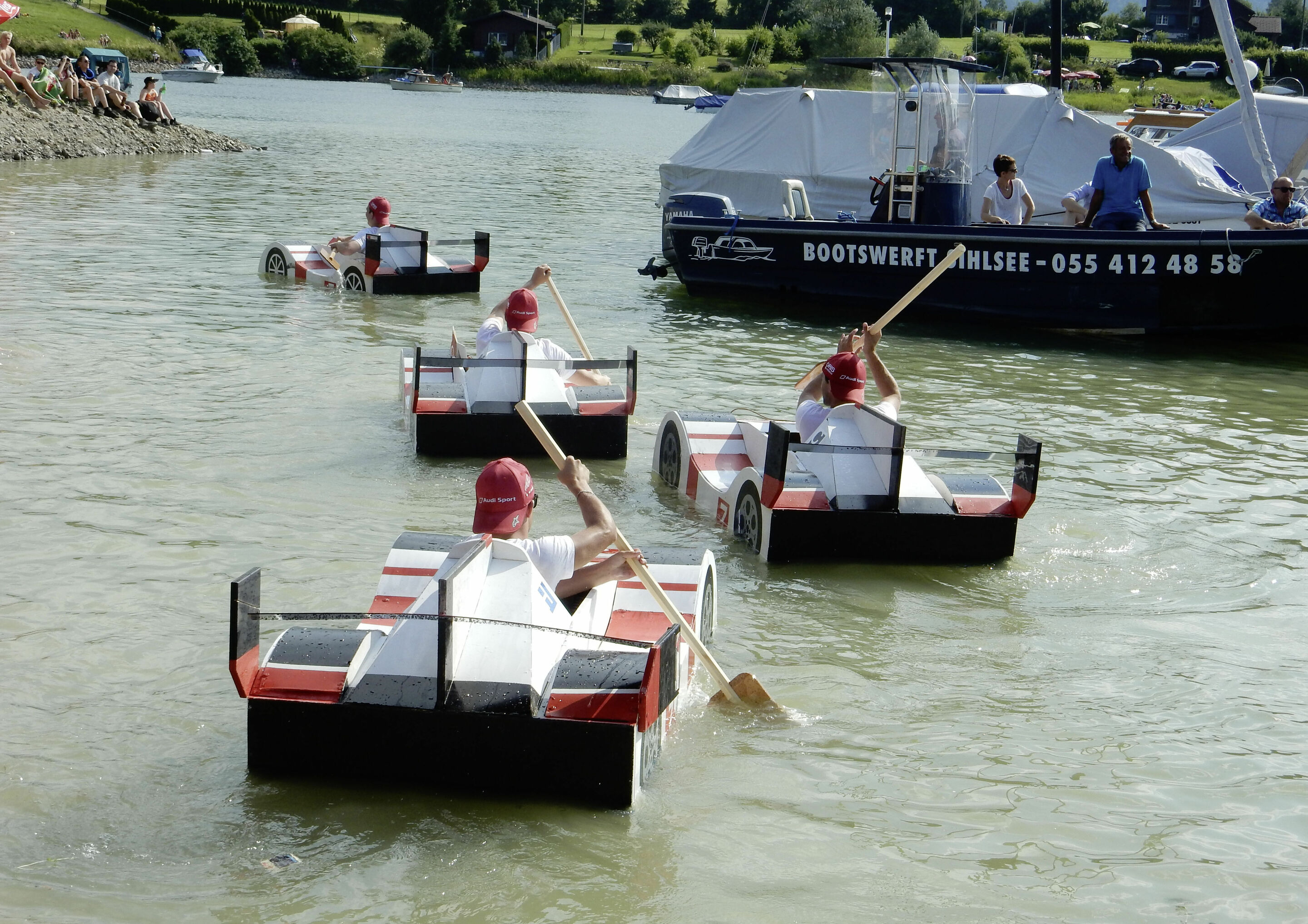 Land water festival - Marcel Fässler attends the land water festival in Einsiedeln