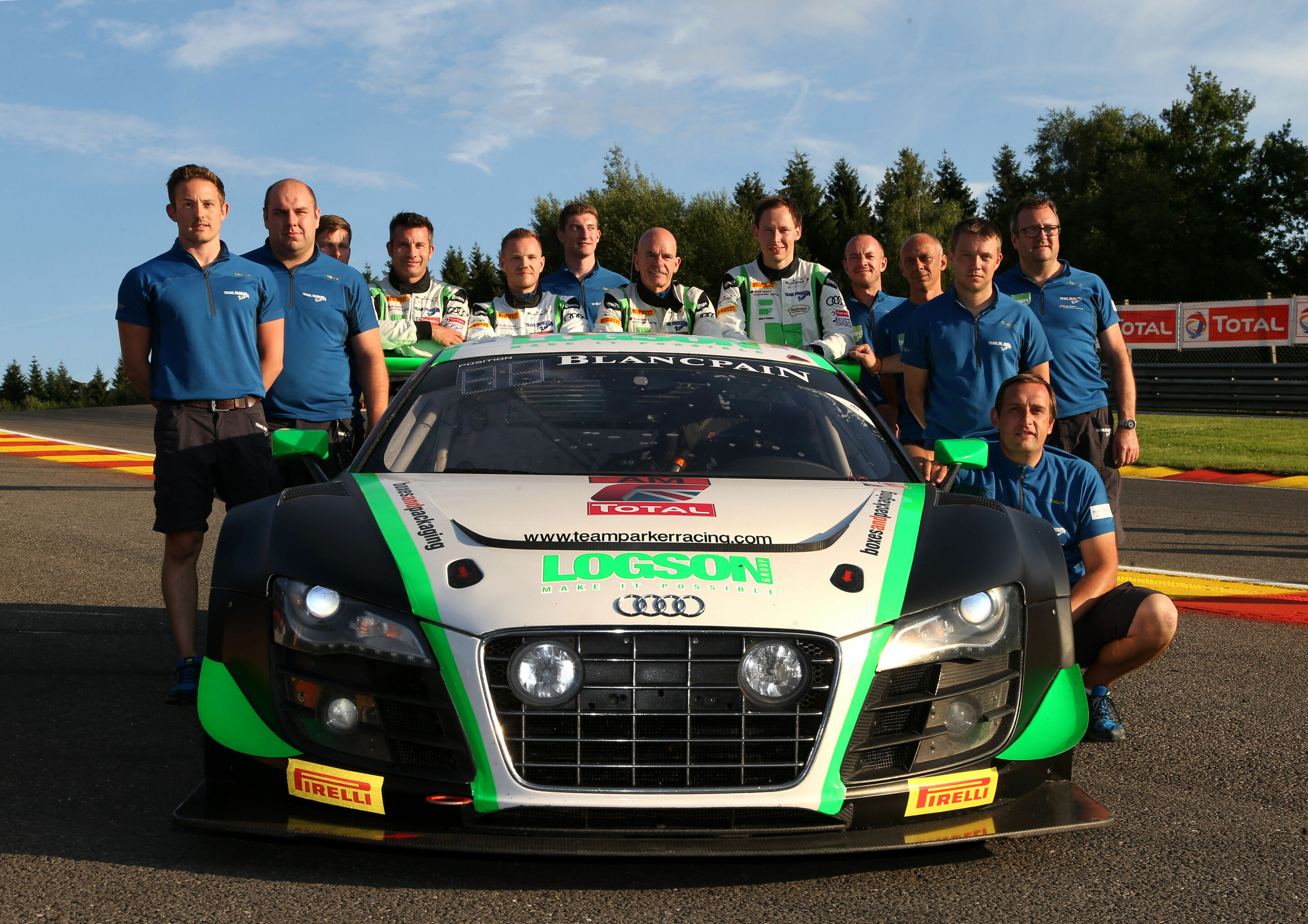 24h Spa 2015 - Audi R8 LMS ultra #24 (Team Parker Racing), Ian Loggie/Callum Macleod/Benny Simonsen/Julian Westwood