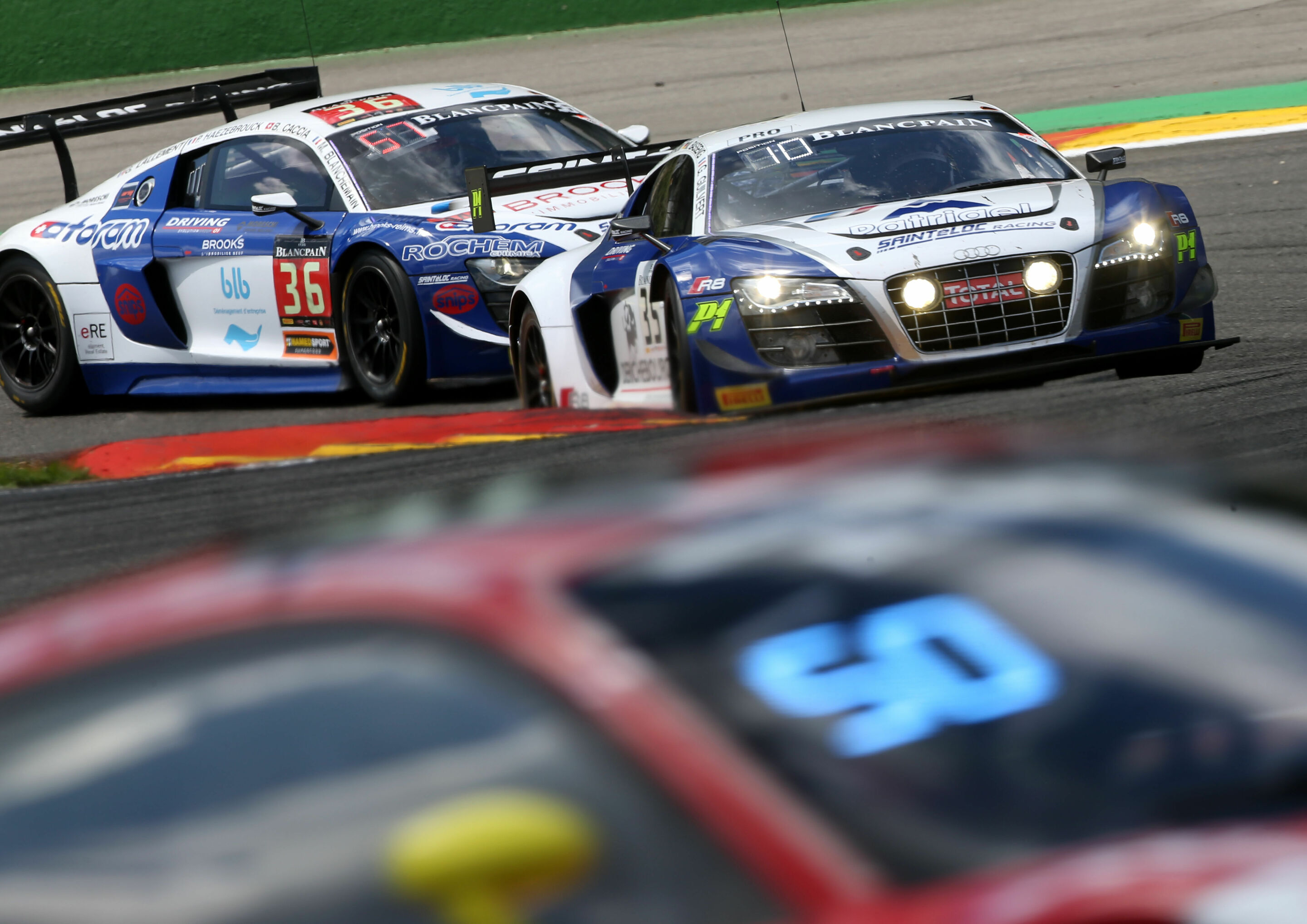 24h Spa 2015 - Audi R8 LMS ultra #35 (Saintéloc), Marc Basseng/Grégory Guilvert/Edward Sandström