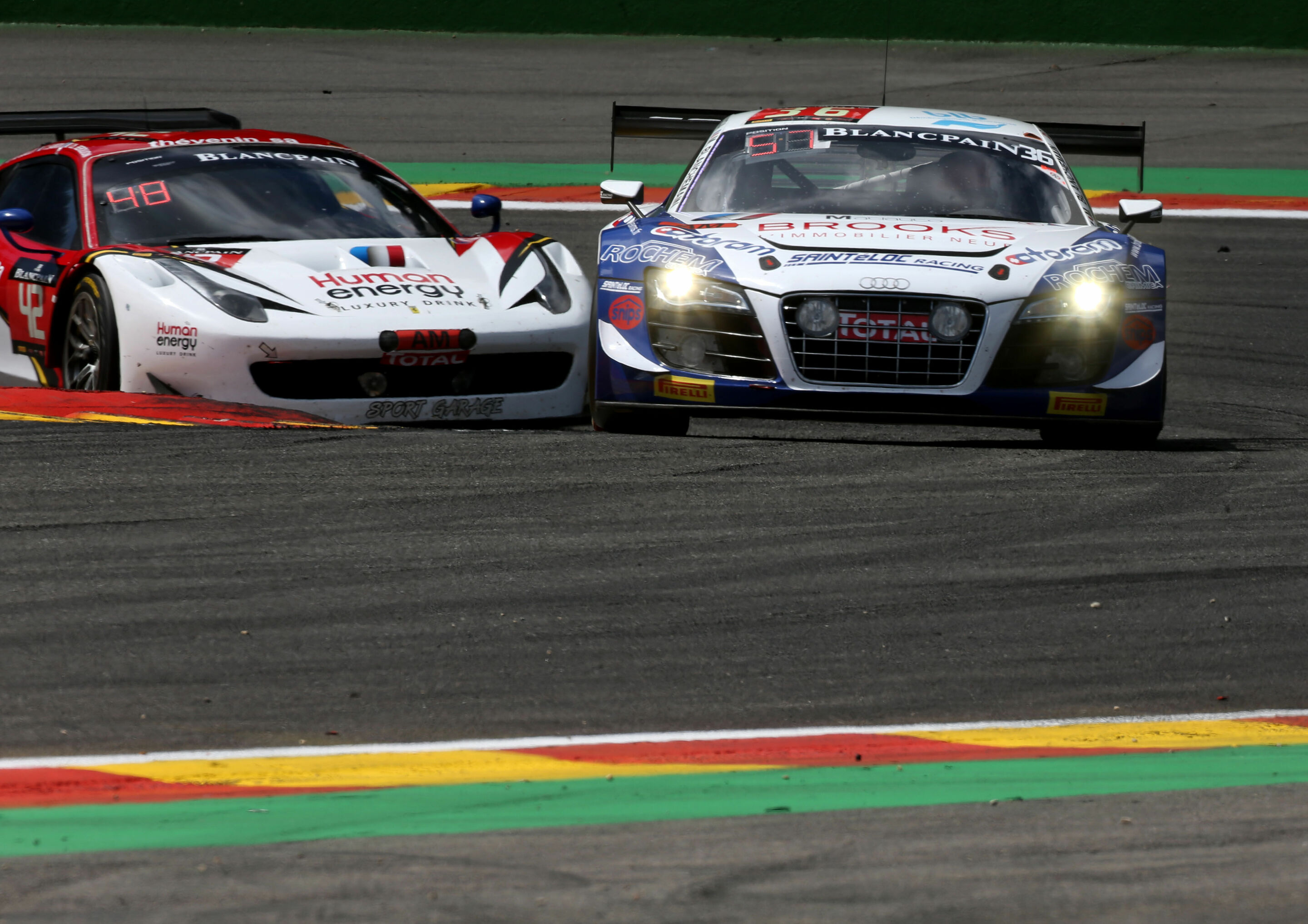 24h Spa 2015 - Audi R8 LMS ultra #36 (Saintéloc), Michaël Blanchemain/Mino Caccia/Philippe Haezebrouck/Gilles Lallement