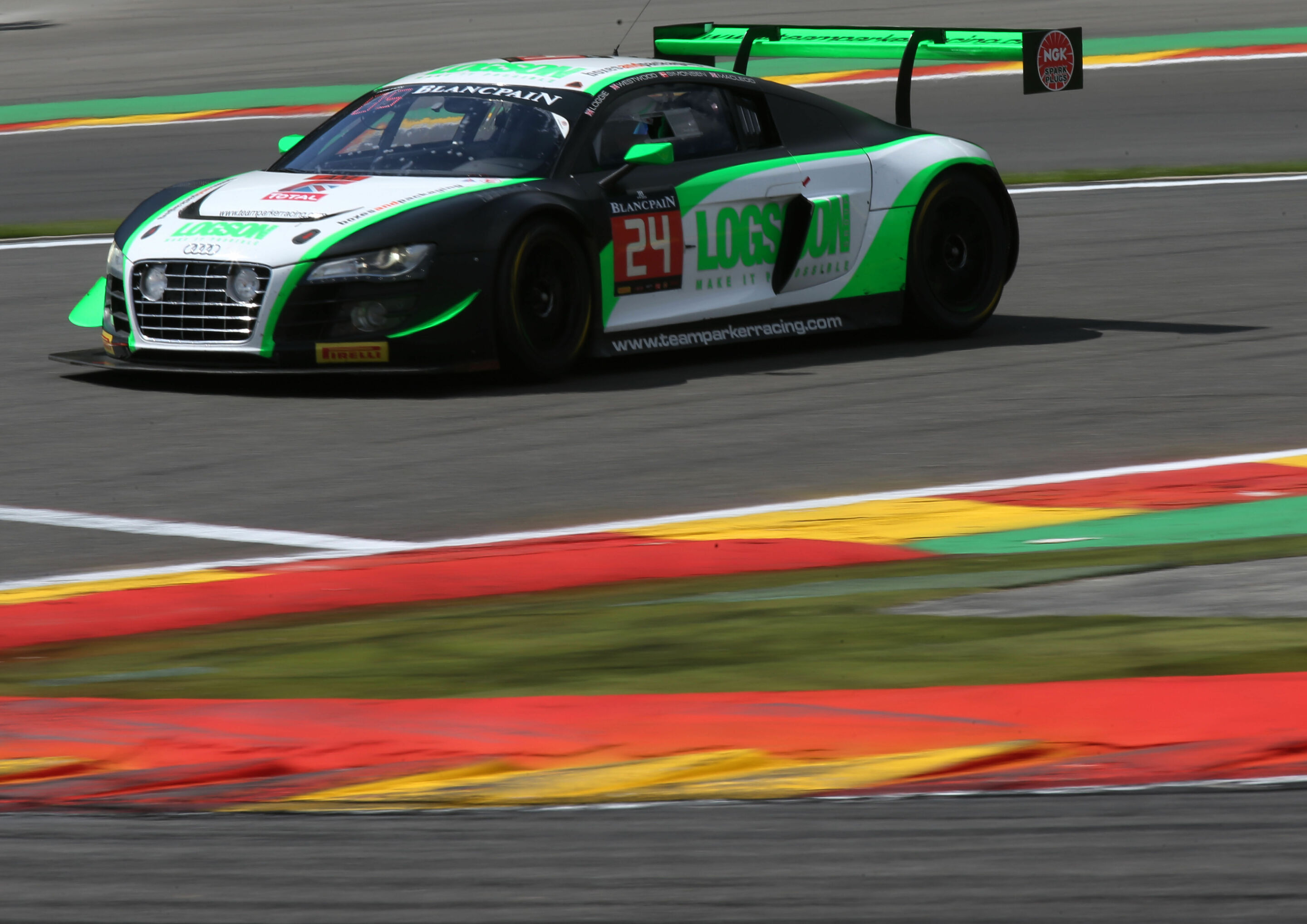 24h Spa 2015 - Audi R8 LMS ultra #24 (Team Parker Racing), Ian Loggie/Callum Macleod/Benny Simonsen/Julian Westwood