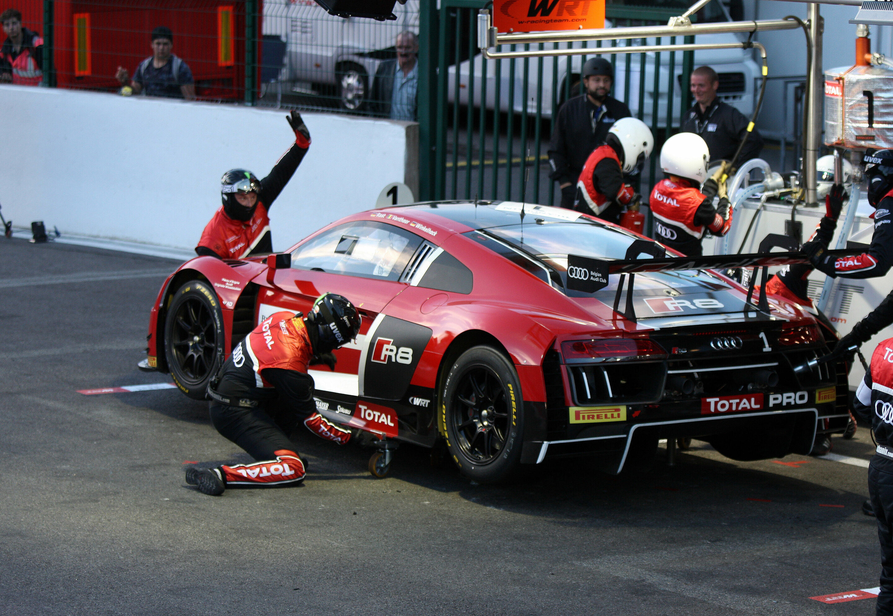24h Spa 2015 - Audi R8 LMS #1 (Audi Sport Team WRT), René Rast/Laurens Vanthoor/Markus Winkelhock