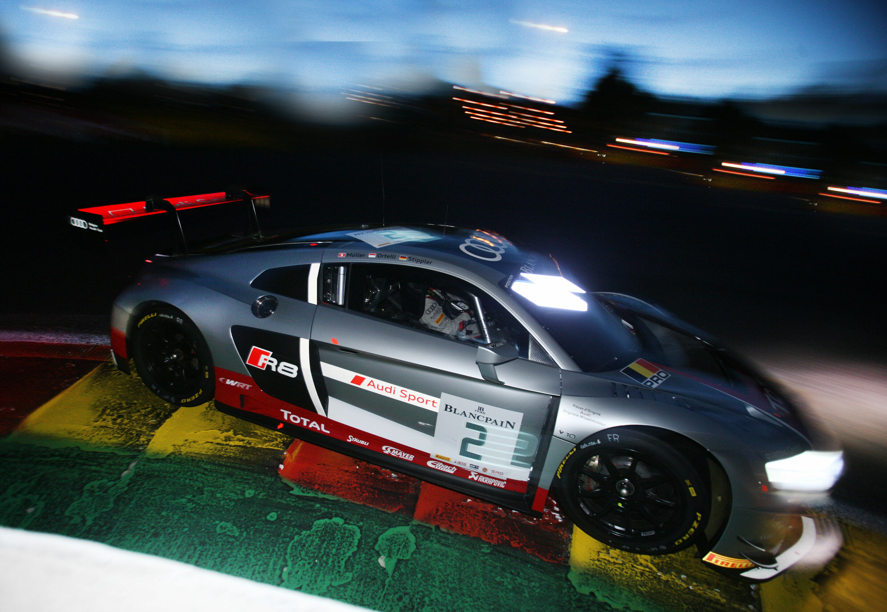 24h Spa 2015 - Audi R8 LMS #2 (Audi Sport Team WRT), Nico Müller/Stéphane Ortelli/Frank Stippler