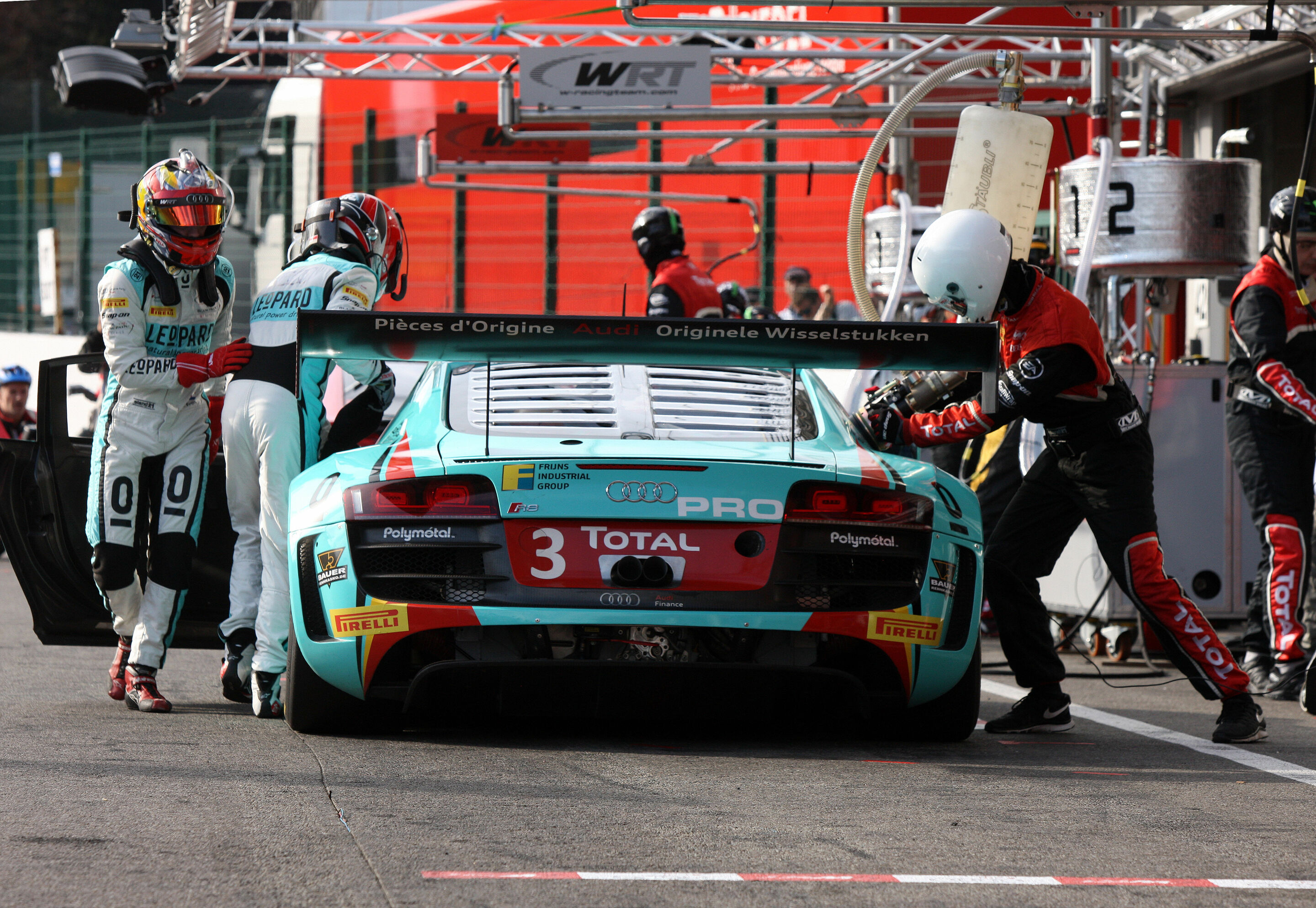 24h Spa 2015 - Audi R8 LMS ultra #3 (Belgian Audi Club Team WRT), Robin Frijns/Stéphane Richelmi/Jean-Karl Vernay