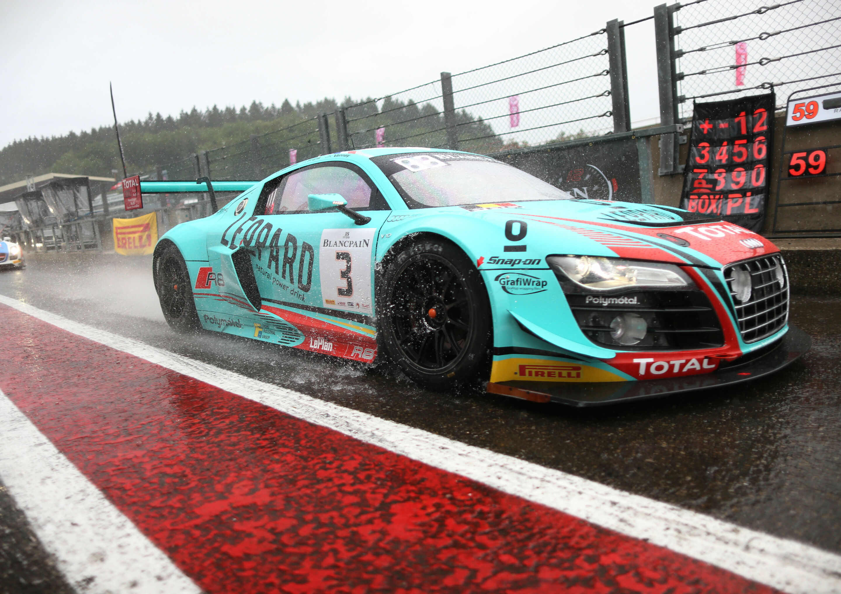24h Spa 2015 - Audi R8 LMS ultra #3 (Belgian Audi Club Team WRT), Robin Frijns/Stéphane Richelmi/Jean-Karl Vernay