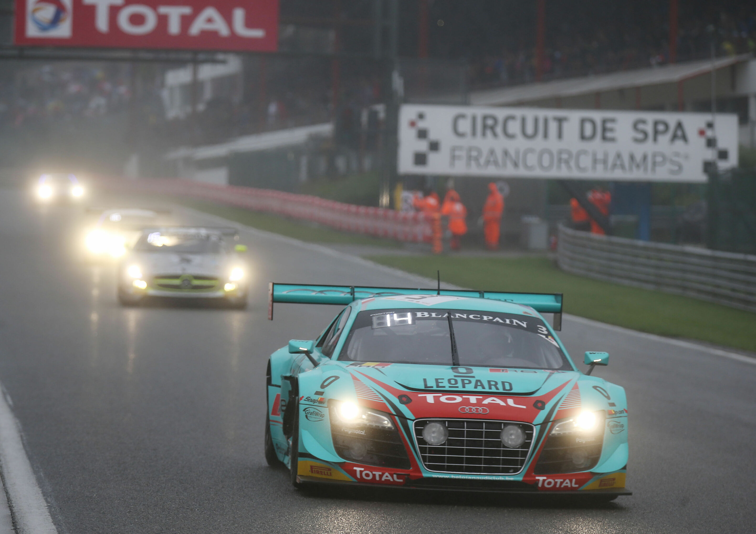 24h Spa 2015 - Audi R8 LMS ultra #3 (Belgian Audi Club Team WRT), Robin Frijns/Stéphane Richelmi/Jean-Karl Vernay