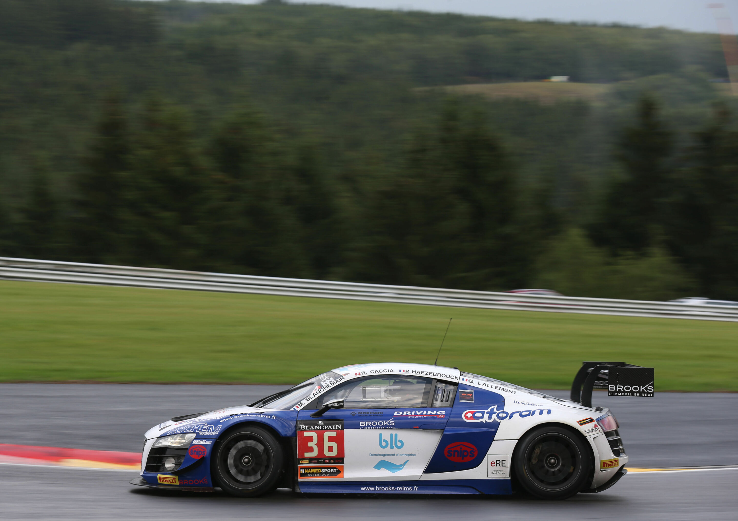24h Spa 2015 - Audi R8 LMS ultra #36 (Saintéloc), Michaël Blanchemain/Mino Caccia/Philippe Haezebrouck/Gilles Lallement
