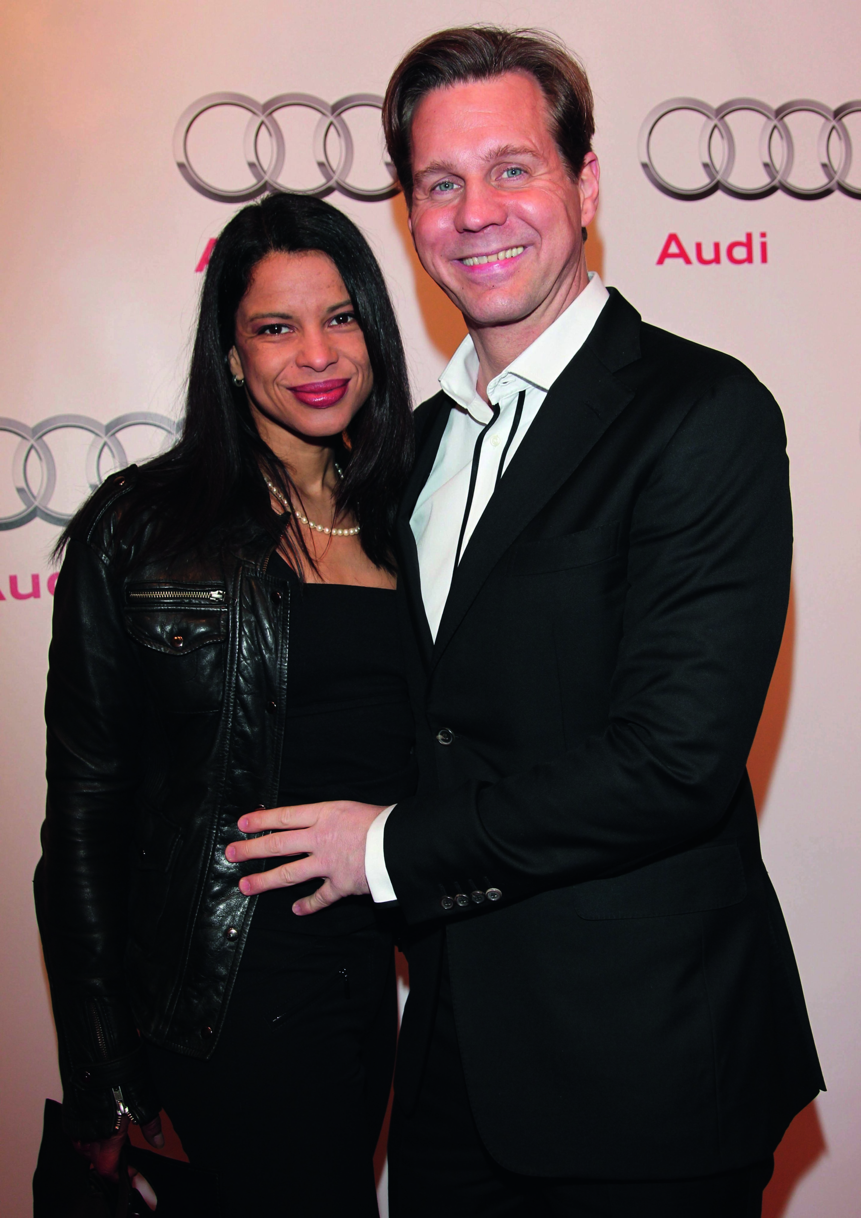 Audi Night Hahnenkamm-Rennen Kitzbühel 2011 - Schauspieler Thomas Heinze mit Jackie Brown