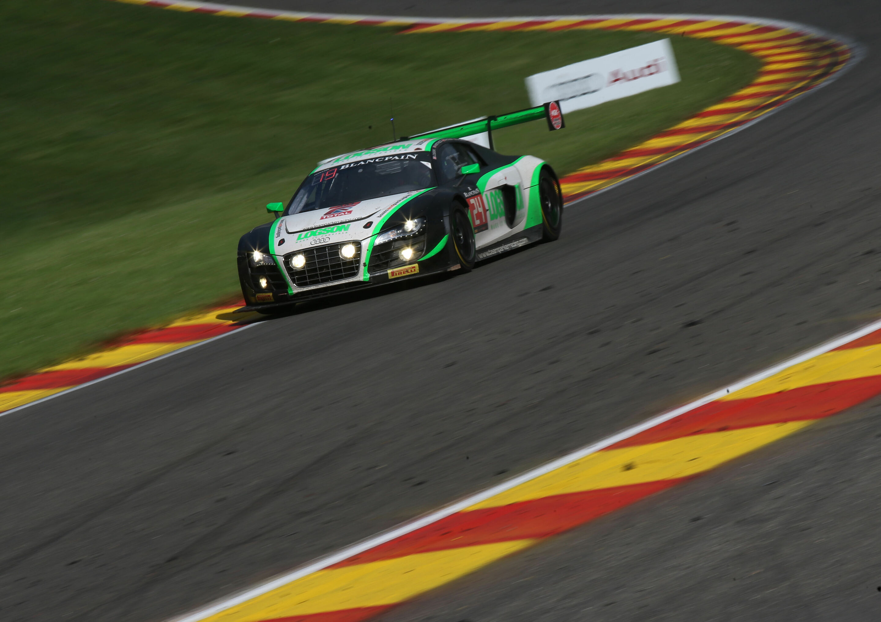 24h Spa 2015 - Audi R8 LMS ultra #24 (Team Parker Racing), Ian Loggie/Callum Macleod/Benny Simonsen/Julian Westwood