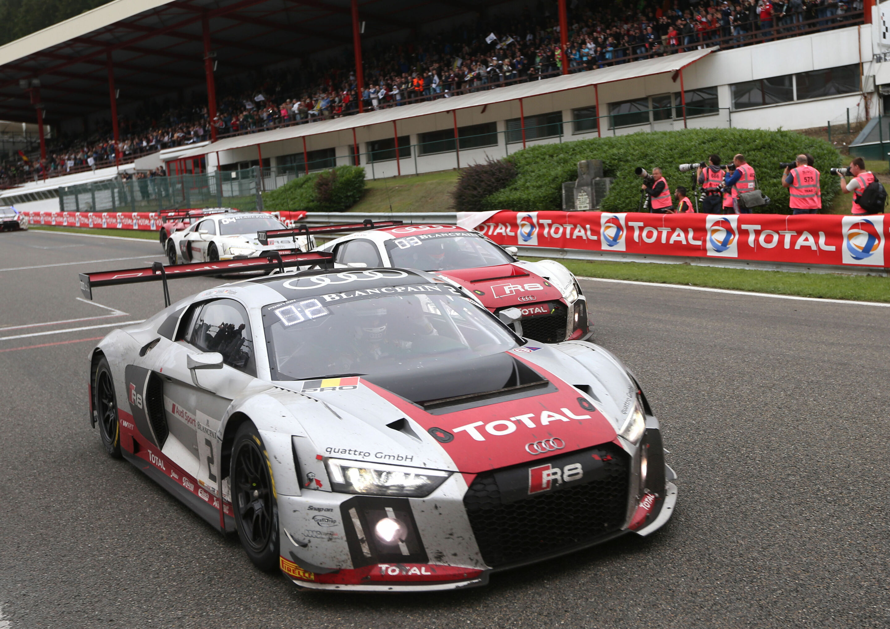 24h Spa 2015 - Audi R8 LMS #2 (Audi Sport Team WRT), Nico Müller/Stéphane Ortelli/Frank Stippler