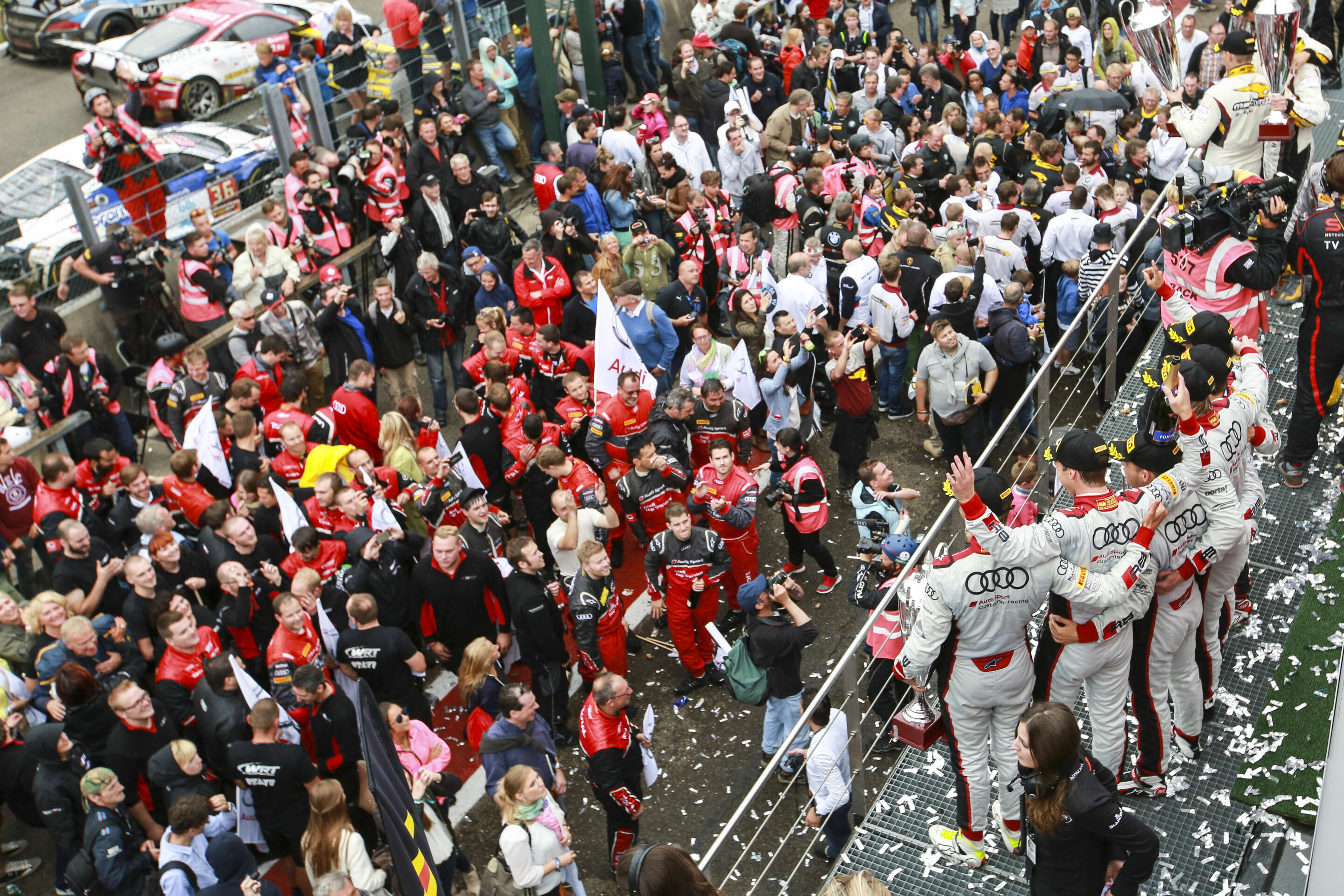 24h Spa 2015 - Podium at Spa-Francorchamps