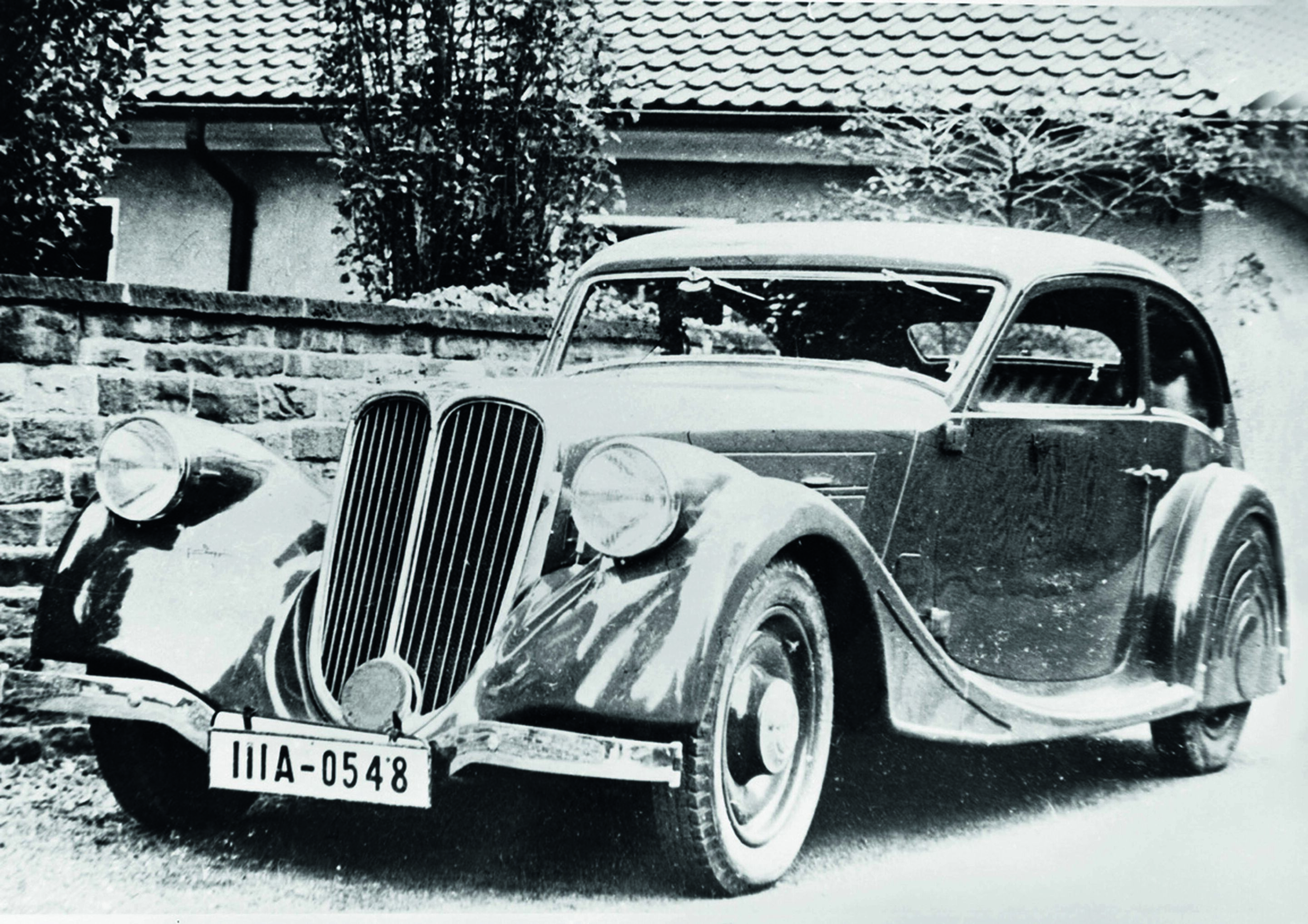 Anniversary magazine History - Wanderer - Professor Porsche developed this Streamline prototype for Wanderer in 1931