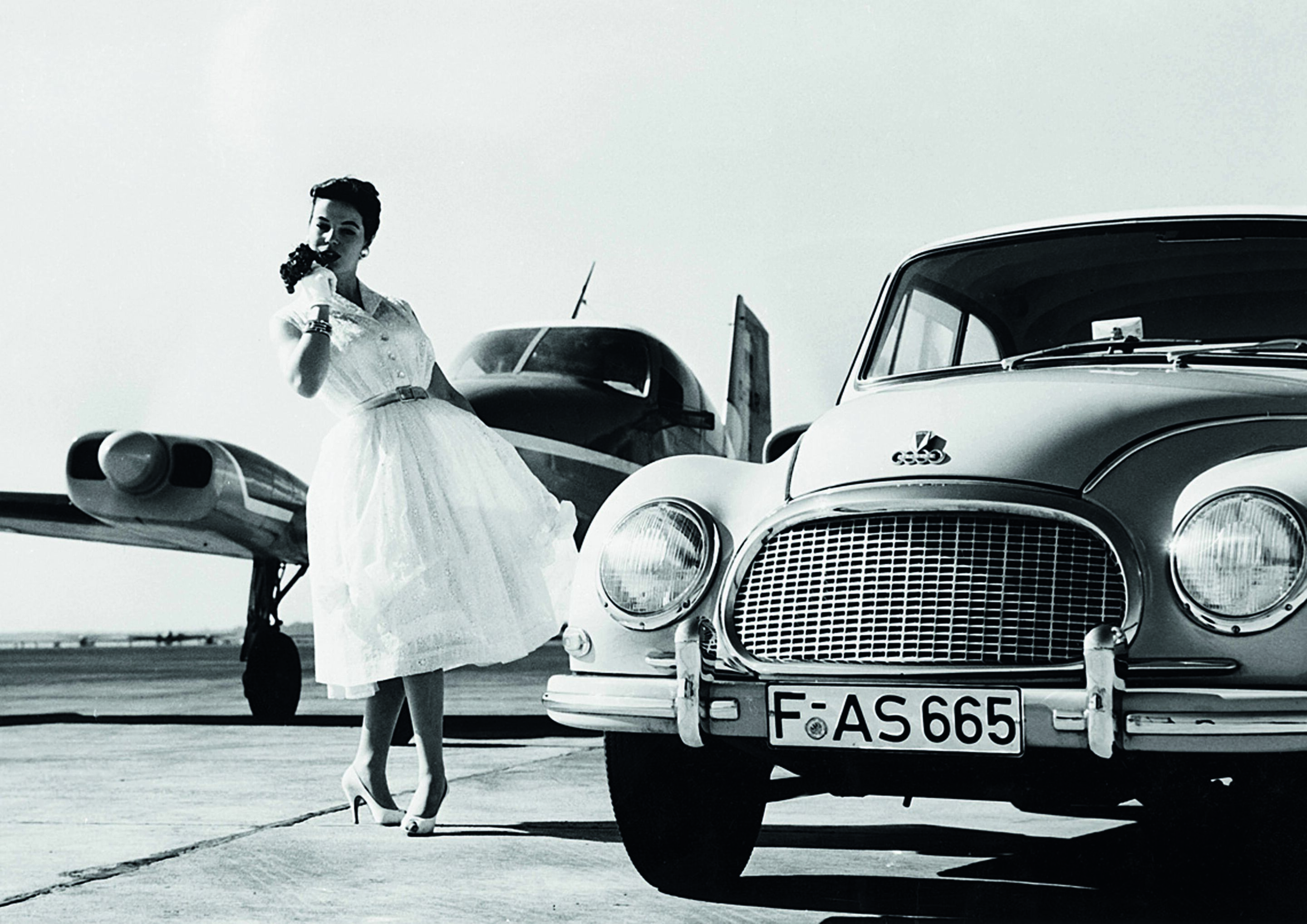 Jubiläumsmagazin Historie - Werbung in den 50er Jahren: Ein Hauch von Glamour für den DKW F93