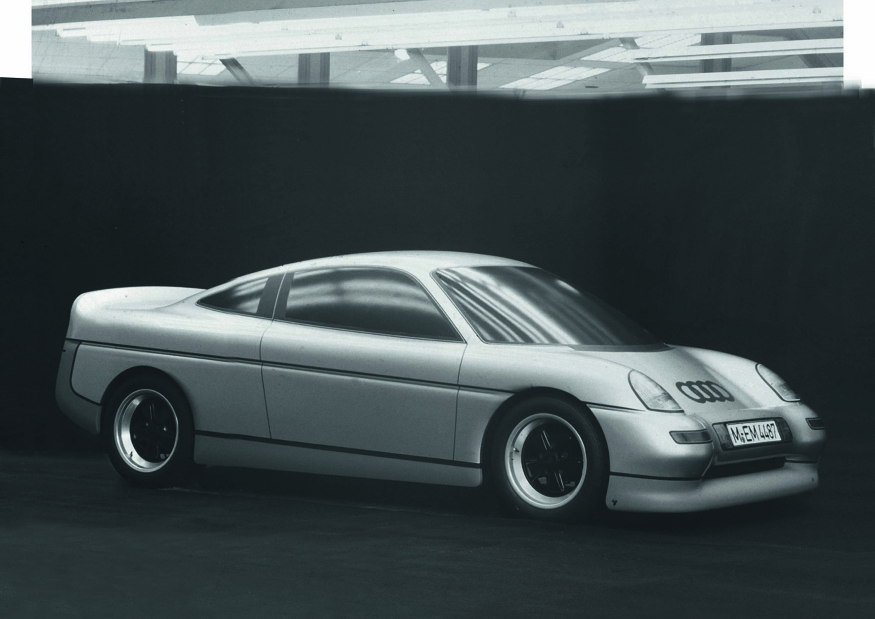Anniversary magazine Motorsports - Future project - the mid-engine prototype, here as a model, was never used.