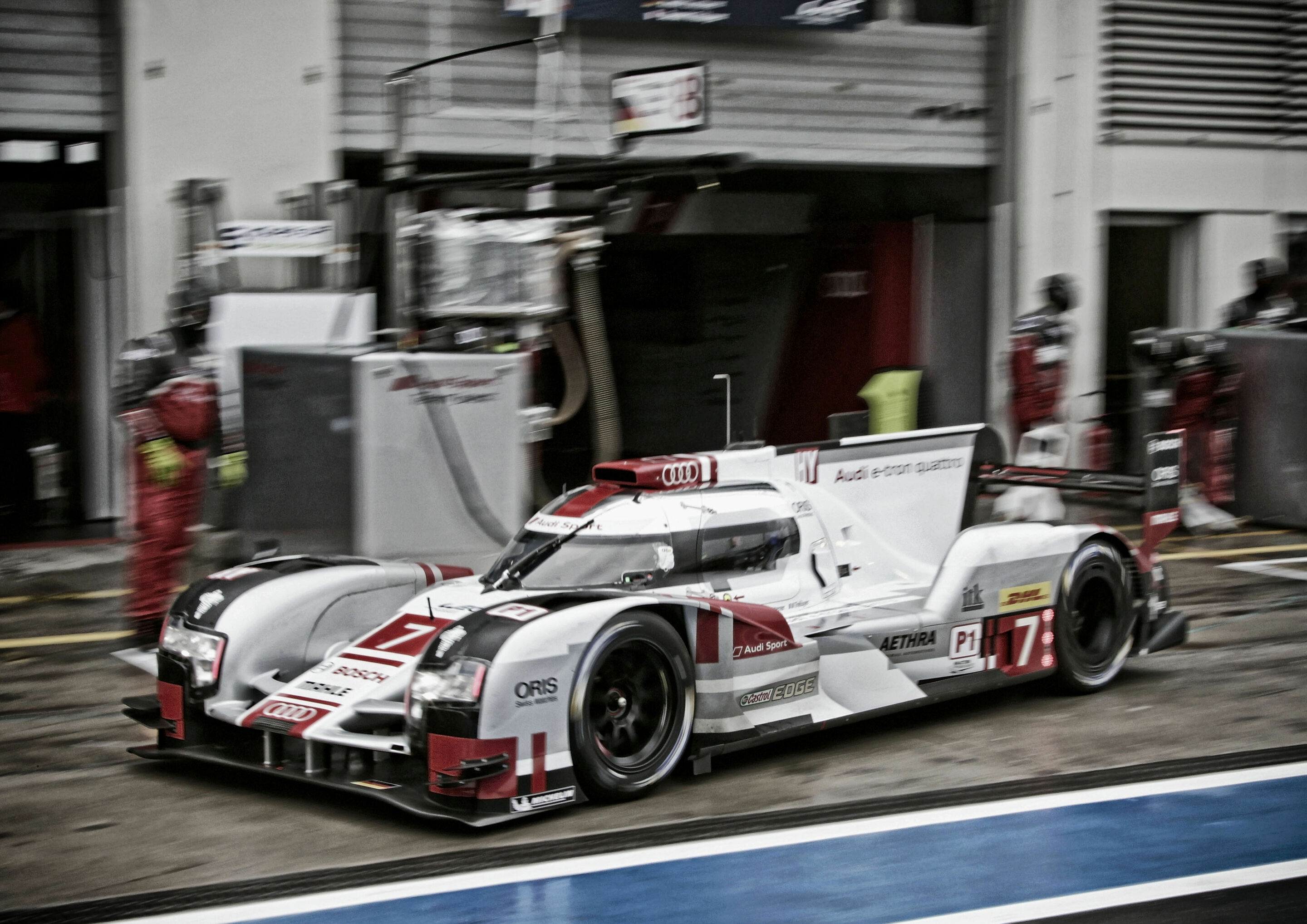 WEC Nürburgring 2015 - Audi R18 e-tron quattro #7 (Audi Sport Team Joest), Marcel Fässler, André Lotterer, Benoît Tréluyer