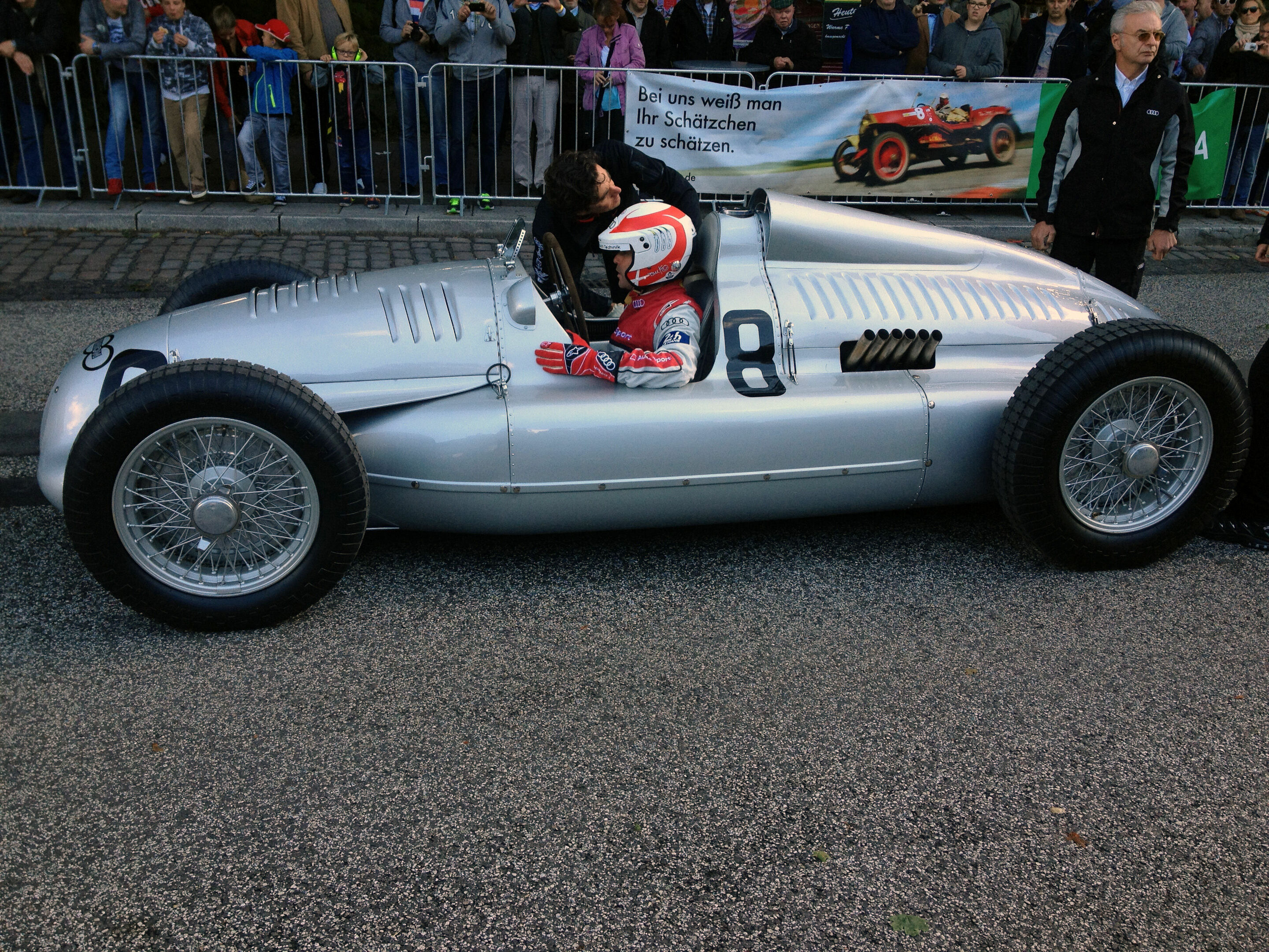 Hamburg Stadtpark Revival - Tom Kristensen, Auto Union Typ D, 14th Hamburg Stadtpark Revival