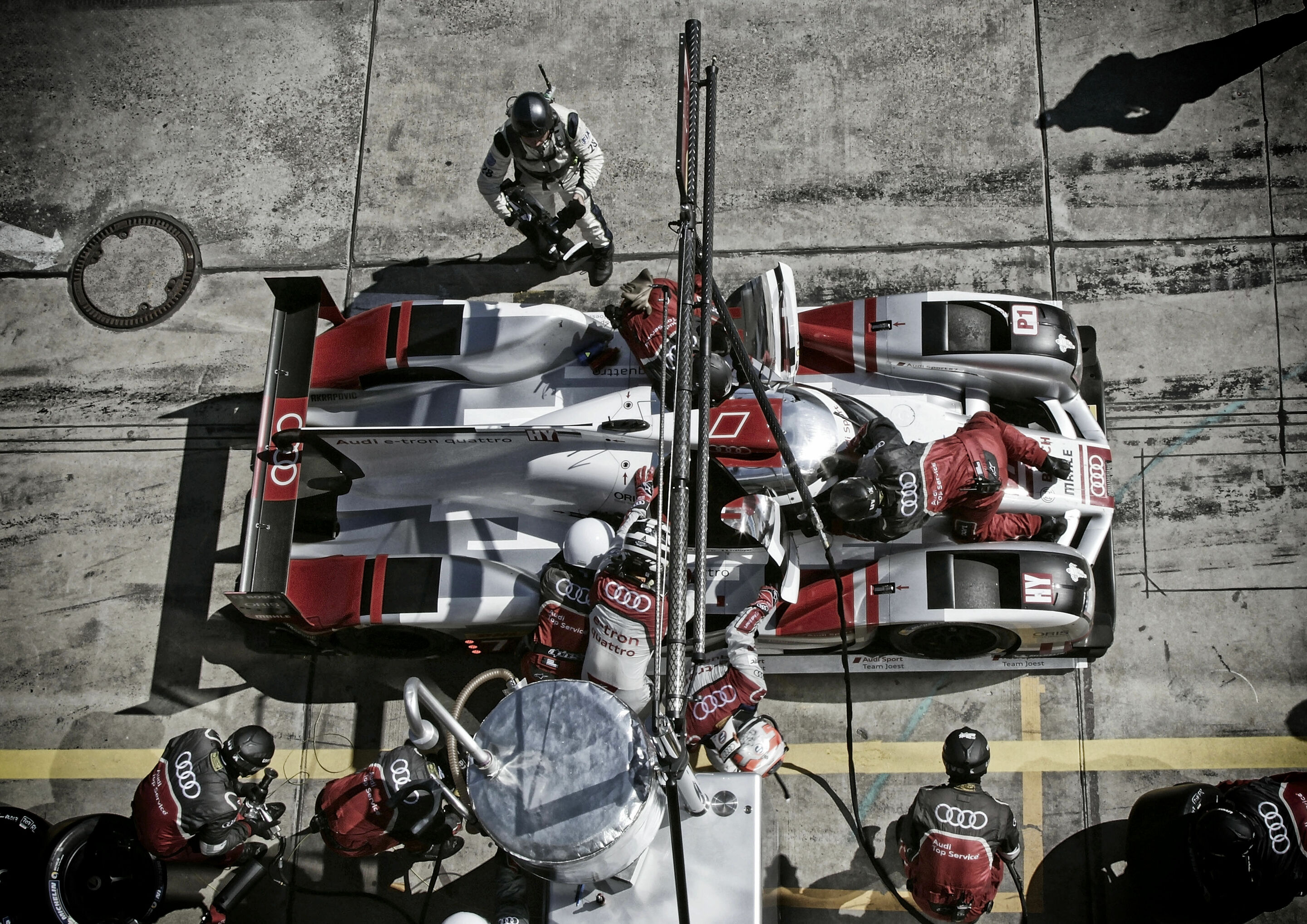WEC Nürburgring 2015 - Audi R18 e-tron quattro #7 (Audi Sport Team Joest), Marcel Fässler, André Lotterer, Benoît Tréluyer
