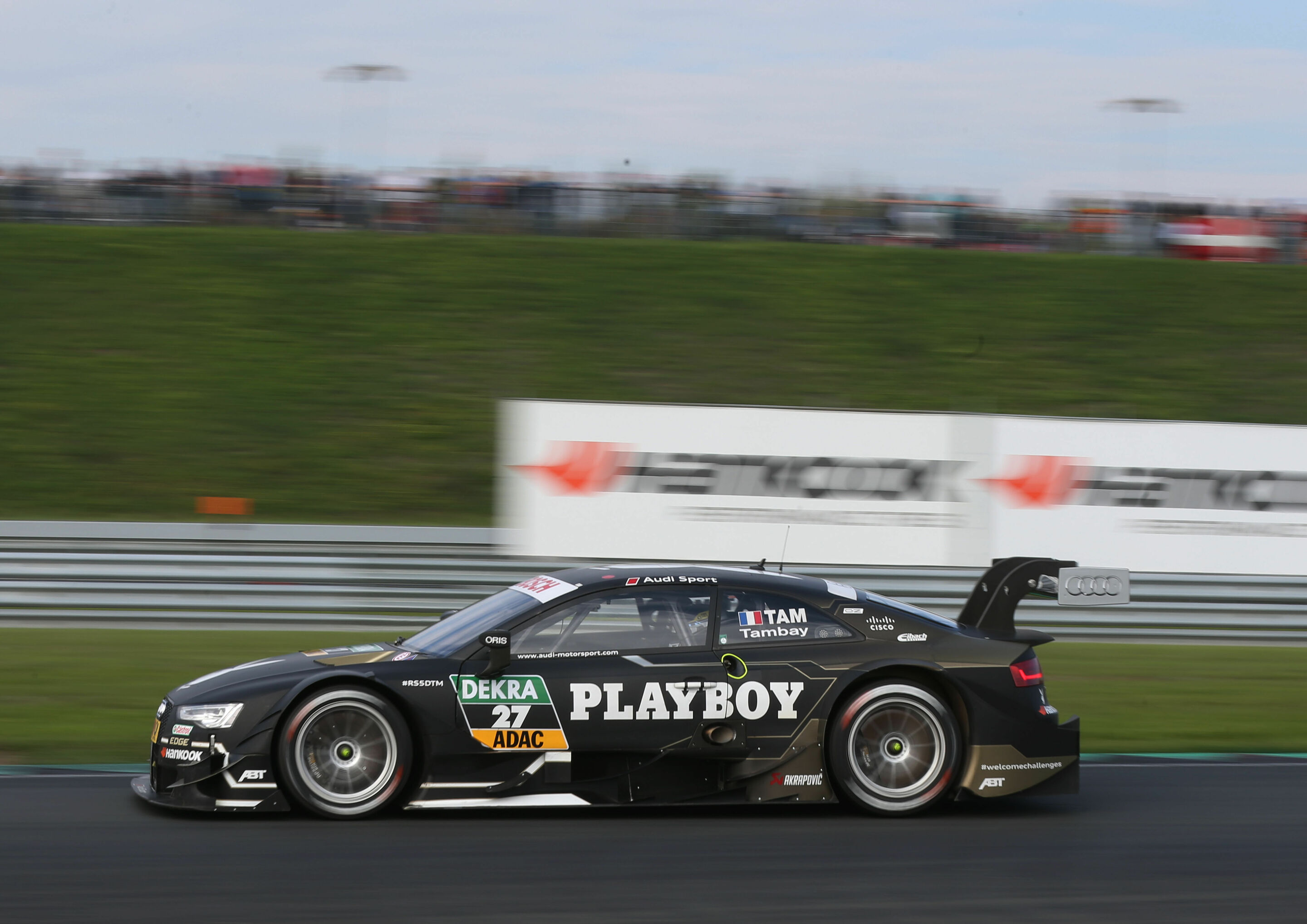DTM Oschersleben 2015 - Playboy Audi RS 5 DTM #27 (Audi Sport Team Abt), Adrien Tambay