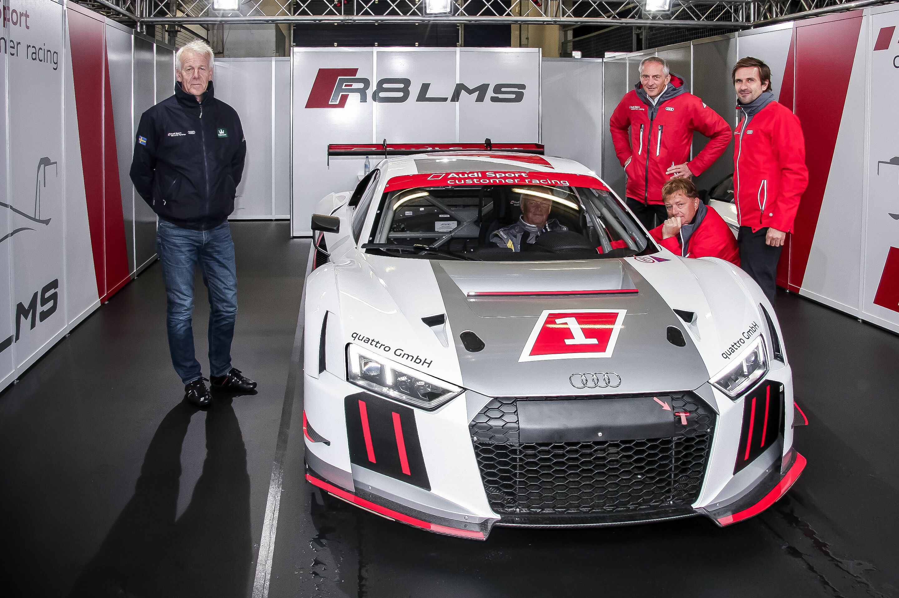 Track test R8 LMS, Nürburgring - Jan Brunstedt, Romolo Liebchen, Jürgen Zürn, Markus Winkelhock