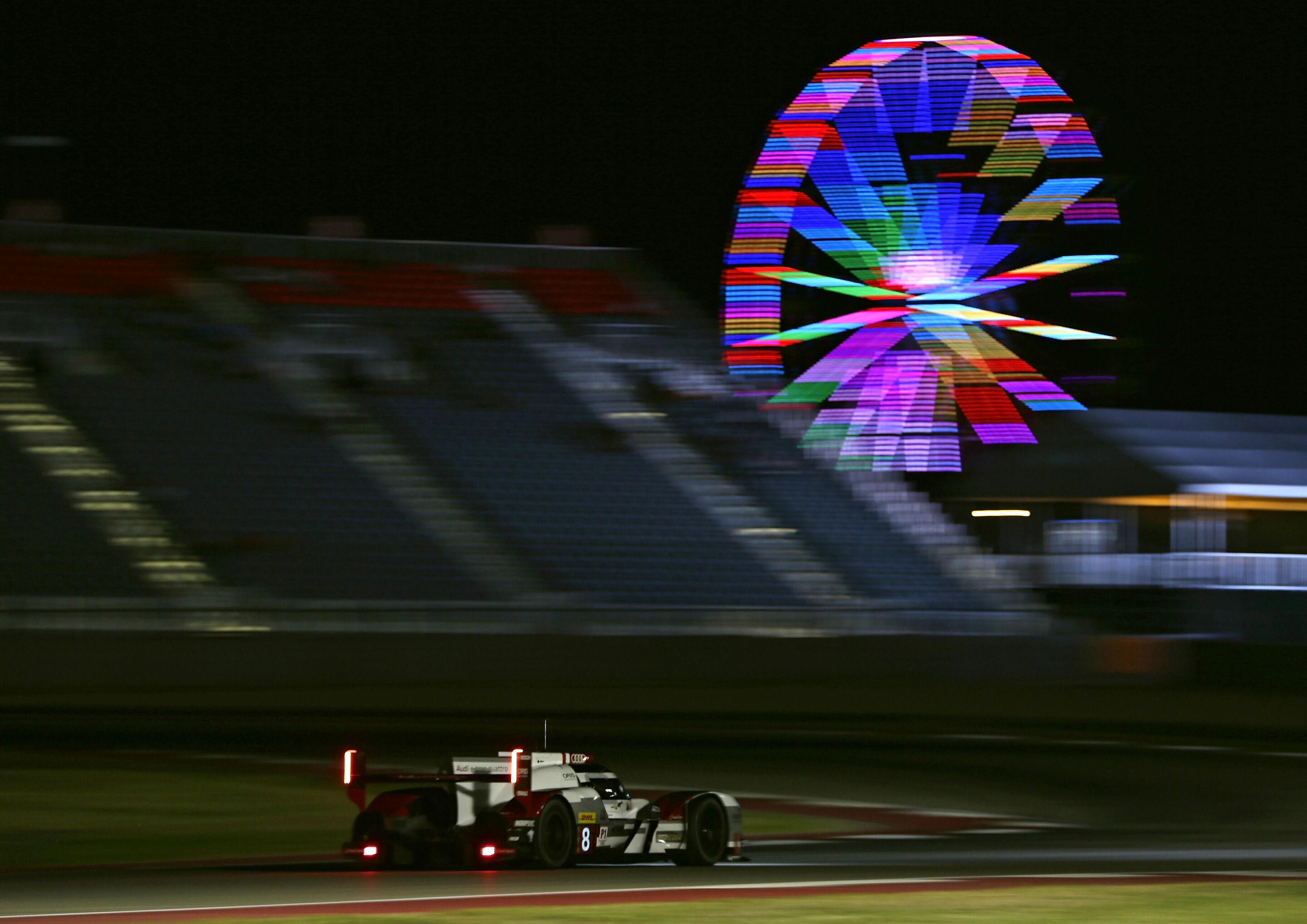 WEC Austin 2015 - Audi R18 e-tron quattro #8 (Audi Sport Team Joest), Lucas di Grassi, Loïc Duval, Oliver Jarvis