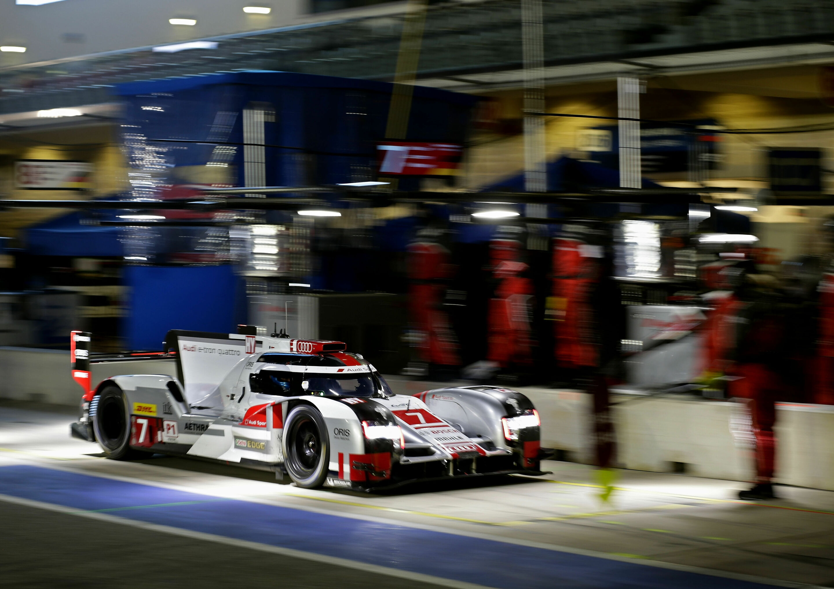 WEC Austin 2015 - Audi R18 e-tron quattro #7 (Audi Sport Team Joest), Marcel Fässler, André Lotterer, Benoît Tréluyer