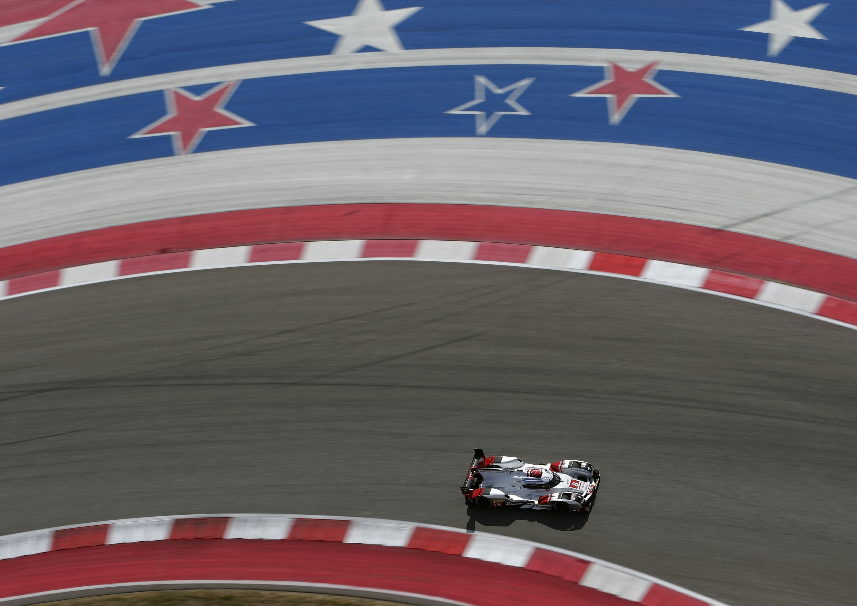 WEC Austin 2015 - Audi R18 e-tron quattro #8 (Audi Sport Team Joest), Lucas di Grassi, Loïc Duval, Oliver Jarvis