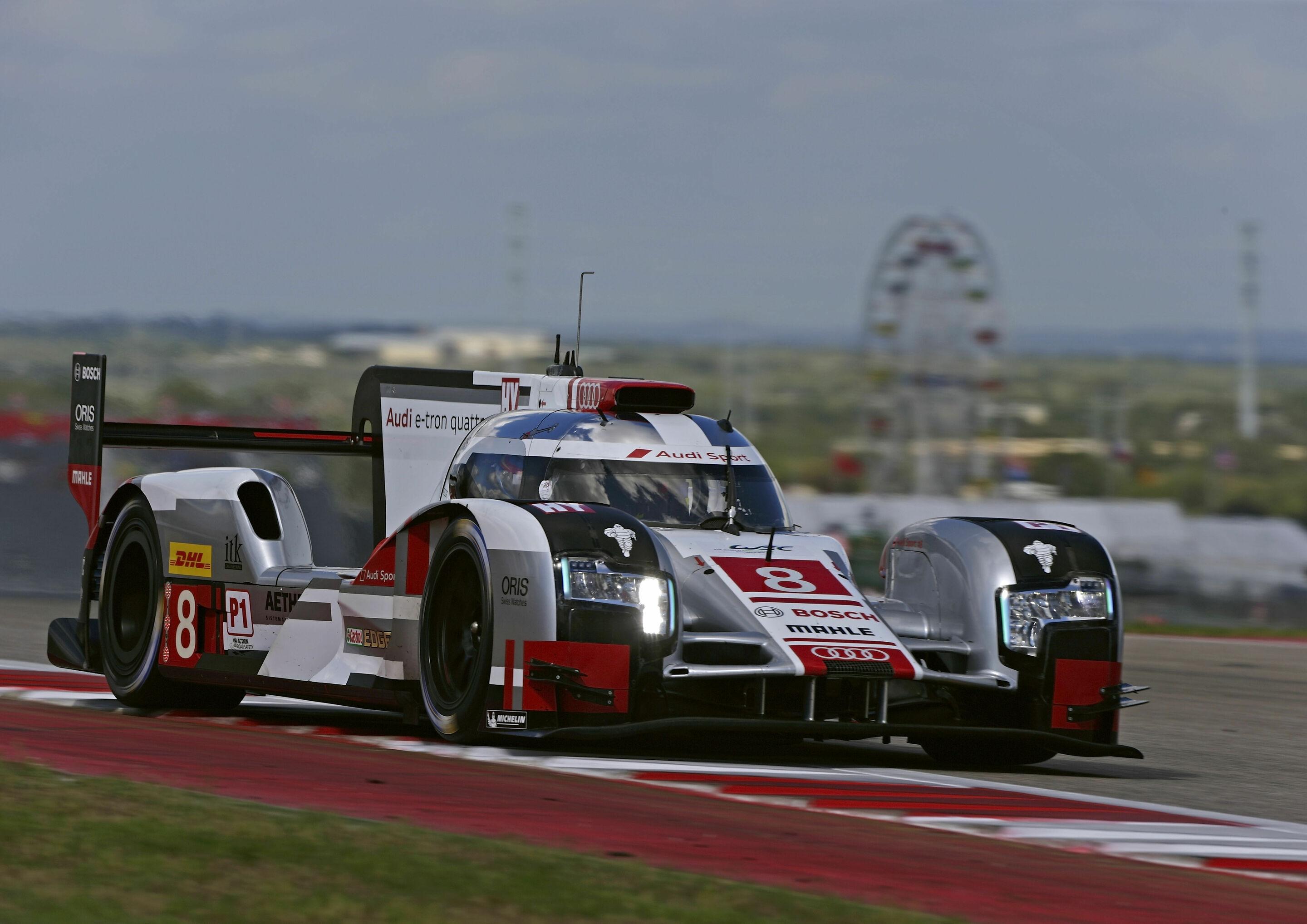 WEC Austin 2015 - Audi R18 e-tron quattro #8 (Audi Sport Team Joest), Lucas di Grassi, Loïc Duval, Oliver Jarvis