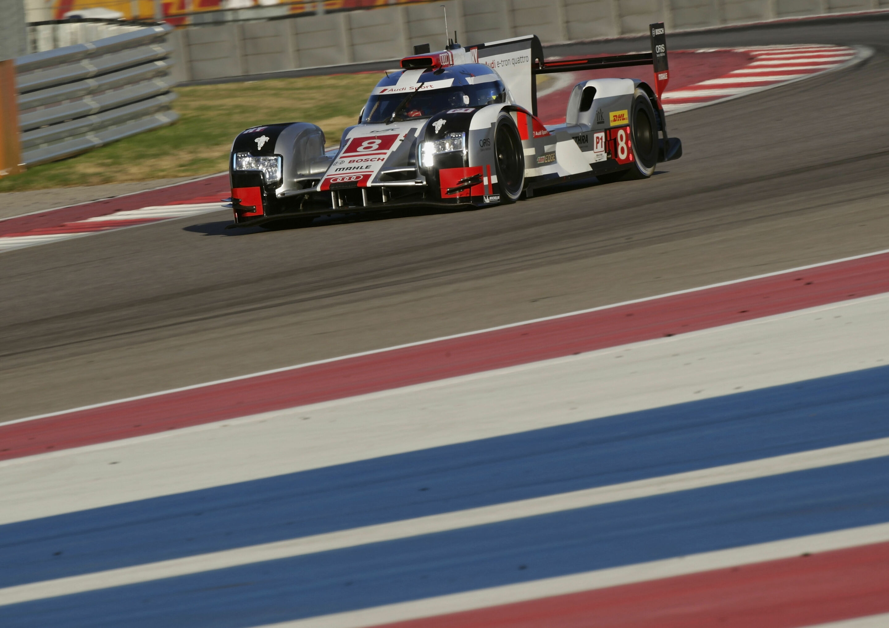 WEC Austin 2015 - Audi R18 e-tron quattro #8 (Audi Sport Team Joest), Lucas di Grassi, Loïc Duval, Oliver Jarvis