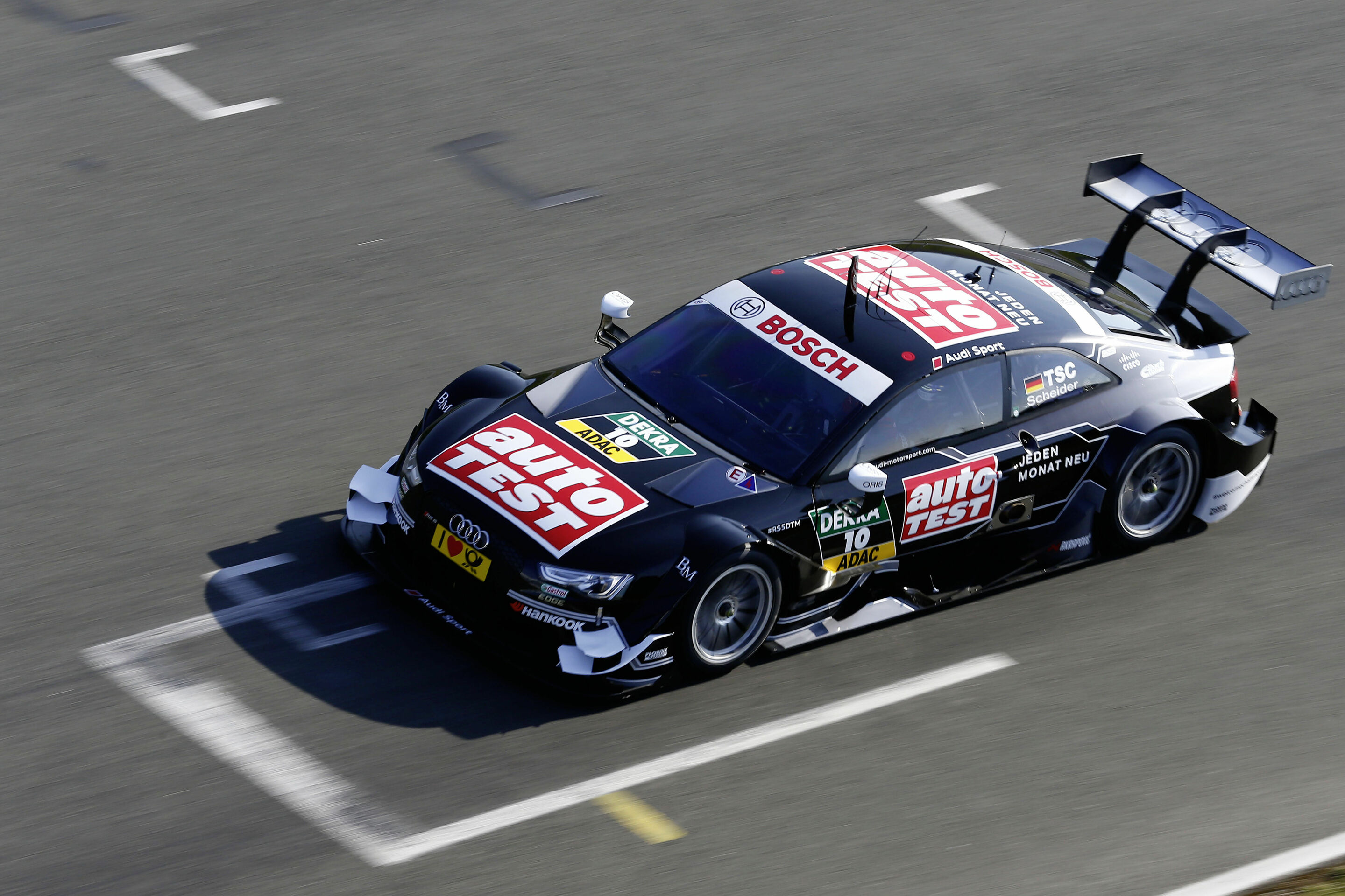 Audi before thriling 2015 DTM season - AUTO TEST Audi RS 5 DTM #10 (Audi Sport Team Phoenix, Timo Scheider)