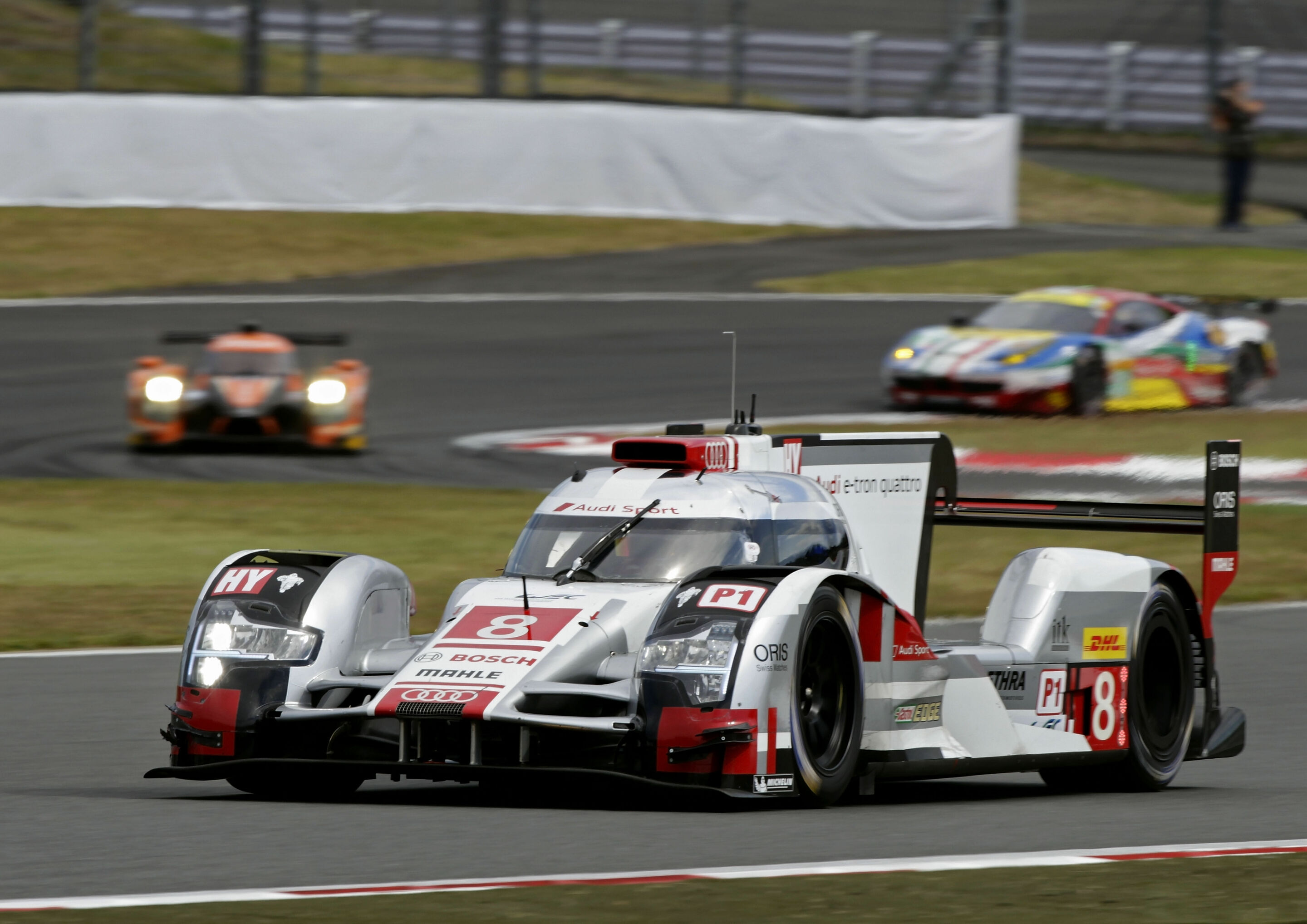 WEC Fuji 2015 - Audi R18 e-tron quattro #8 (Audi Sport Team Joest), Lucas di Grassi, Loïc Duval, Oliver Jarvis