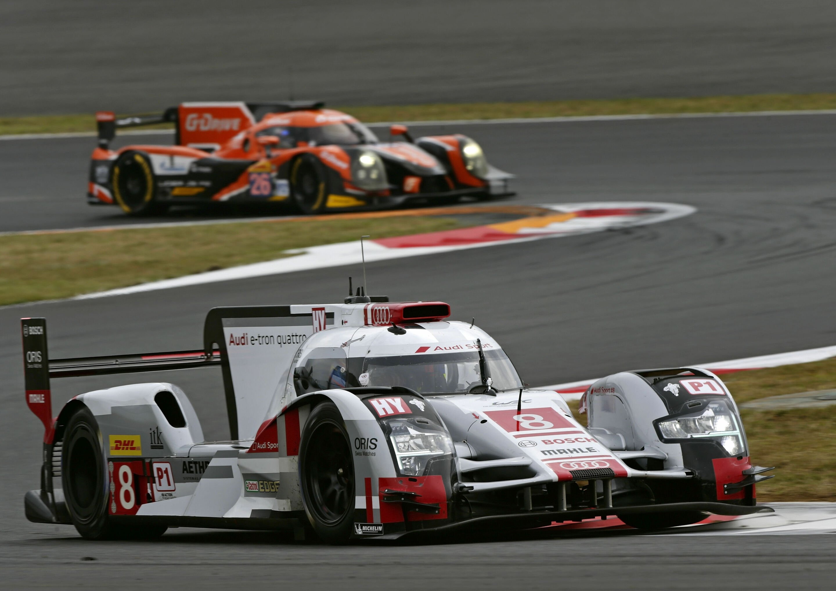 WEC Fuji 2015 - Audi R18 e-tron quattro #8 (Audi Sport Team Joest), Lucas di Grassi, Loïc Duval, Oliver Jarvis