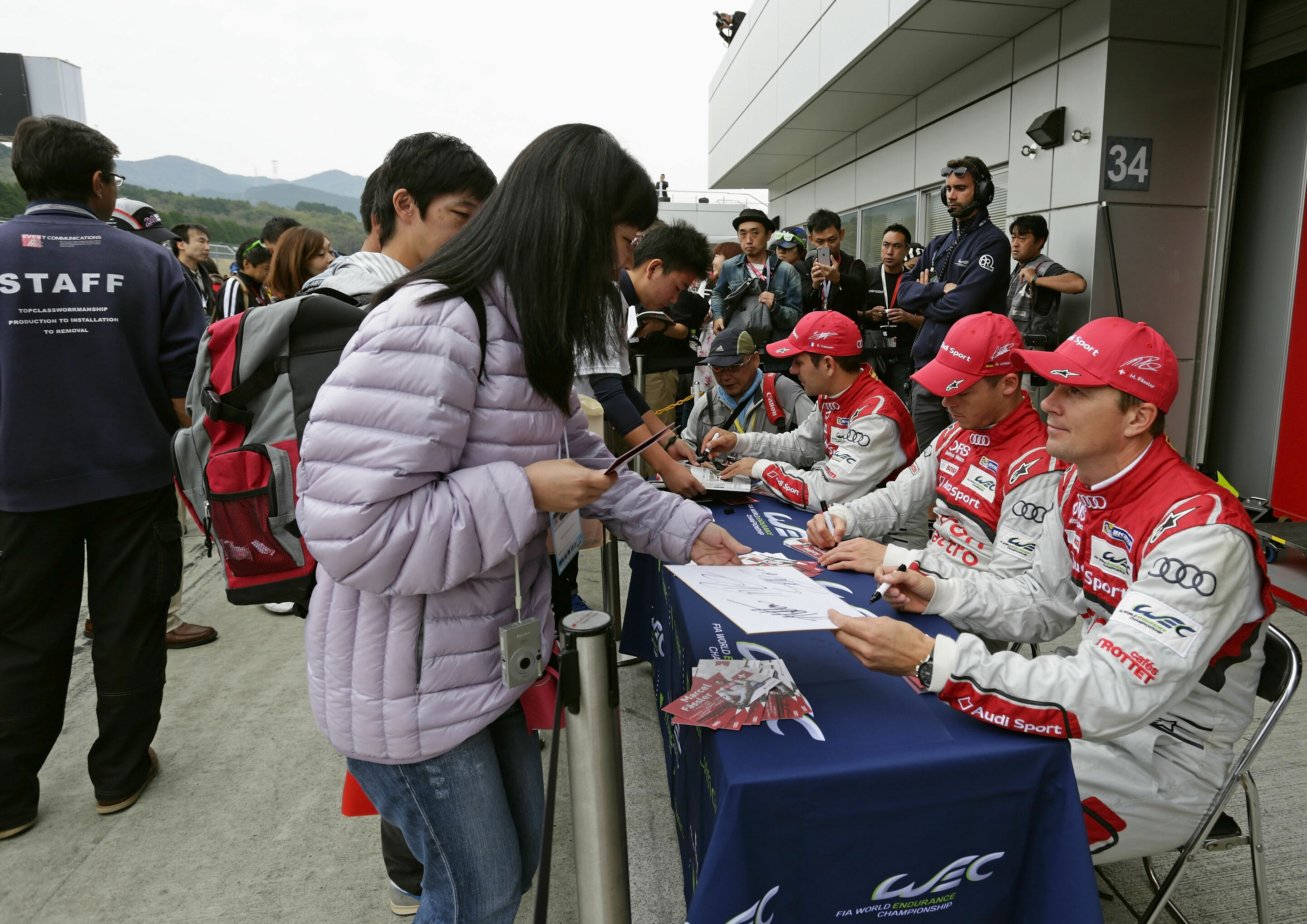 WEC Fuji 2015 - Marcel Fässler, André Lotterer, Benoît Tréluyer