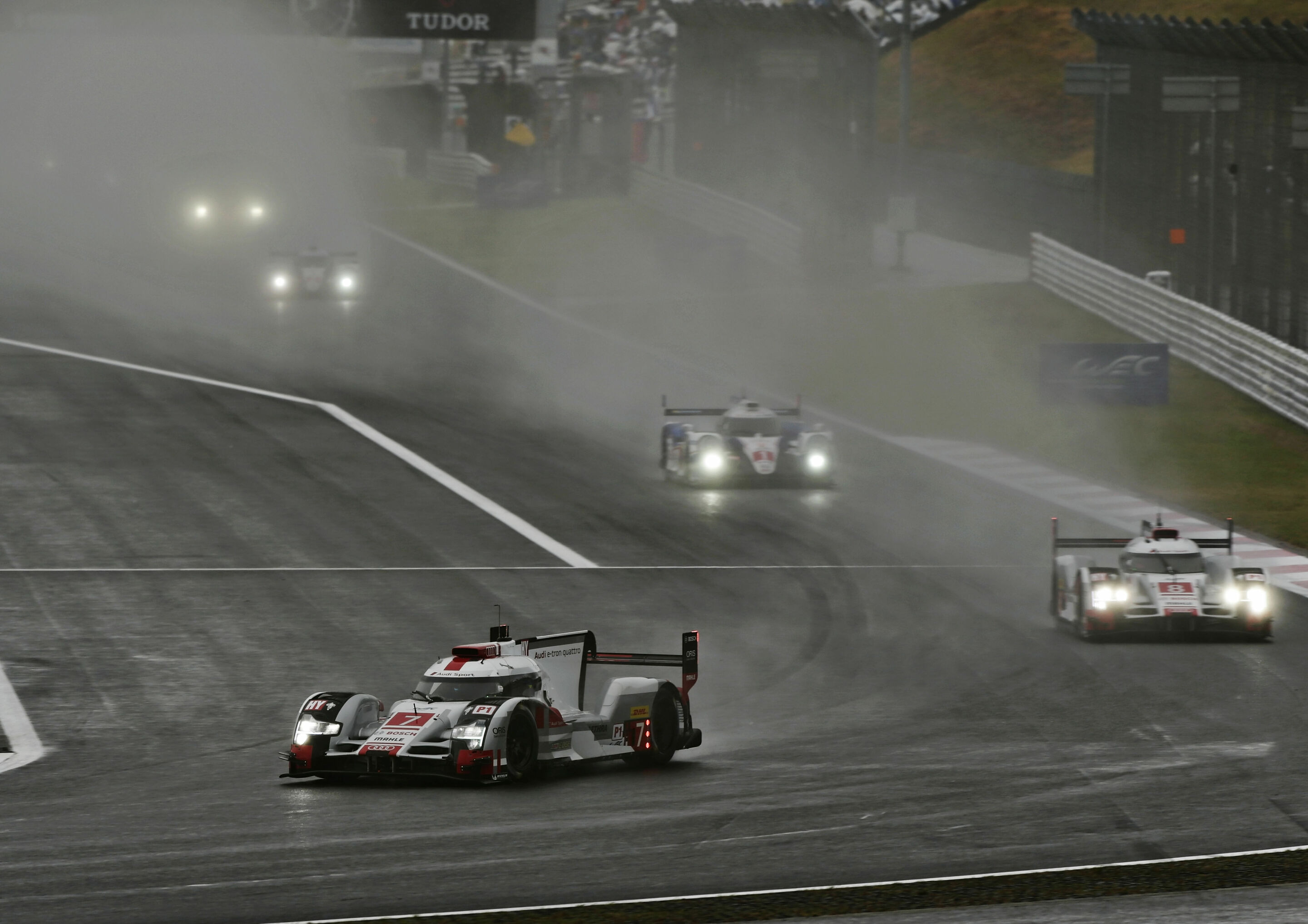 WEC Fuji 2015 - Audi R18 e-tron quattro #7 (Audi Sport Team Joest), Marcel Fässler, André Lotterer, Benoît Tréluyer