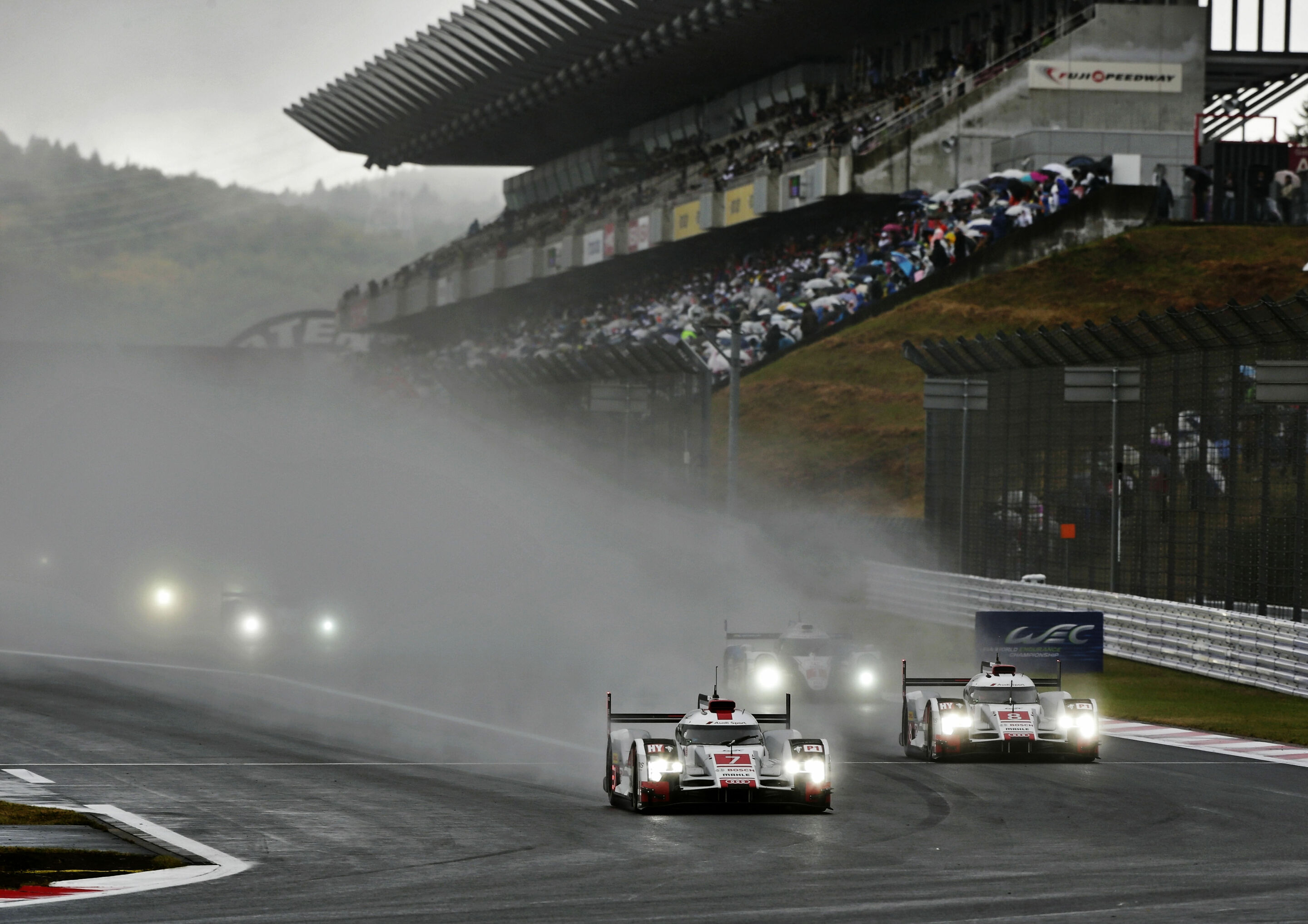 WEC Fuji 2015 - Audi R18 e-tron quattro #7 (Audi Sport Team Joest), Marcel Fässler, André Lotterer, Benoît Tréluyer