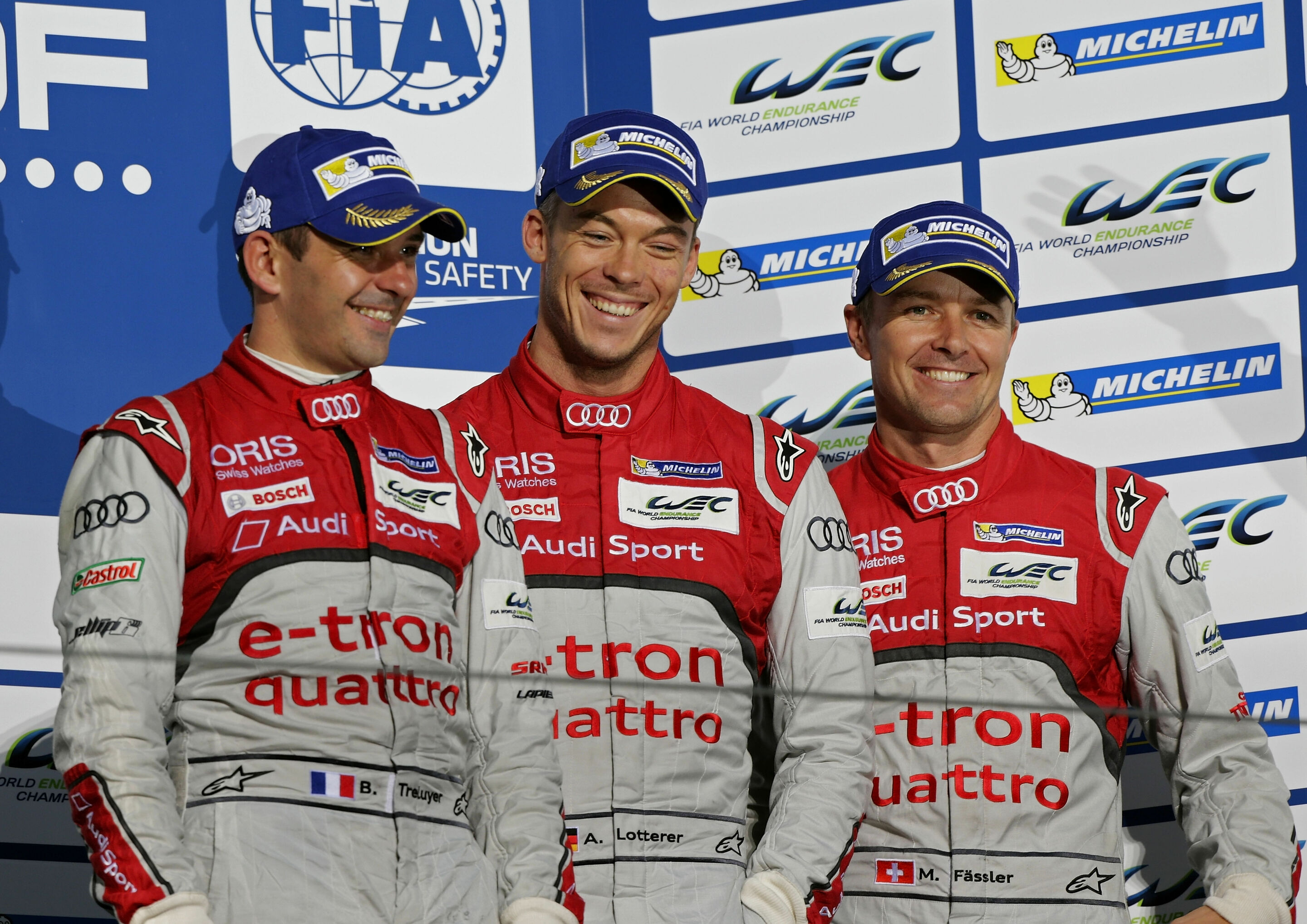 WEC Fuji 2015 - Benoît Tréluyer, André Lotterer, Marcel Fässler
