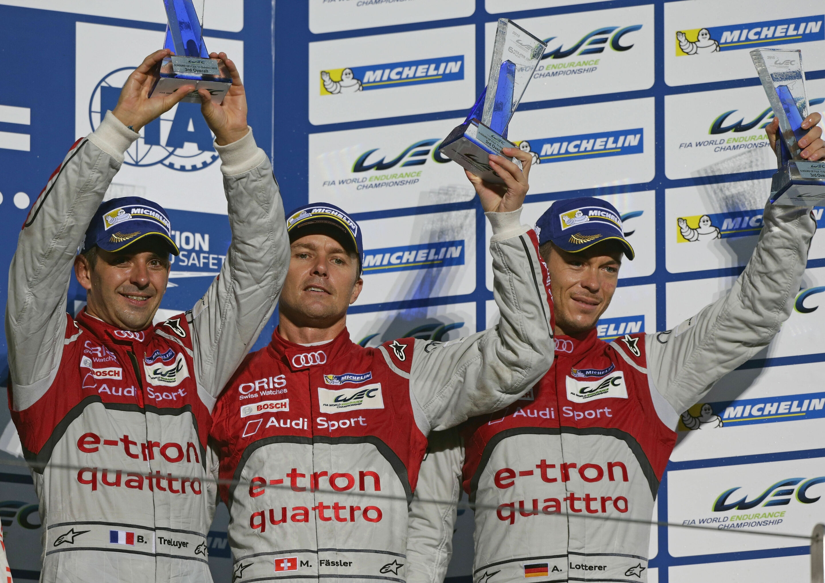 WEC Fuji 2015 - Benoît Tréluyer, Marcel Fässler, André Lotterer