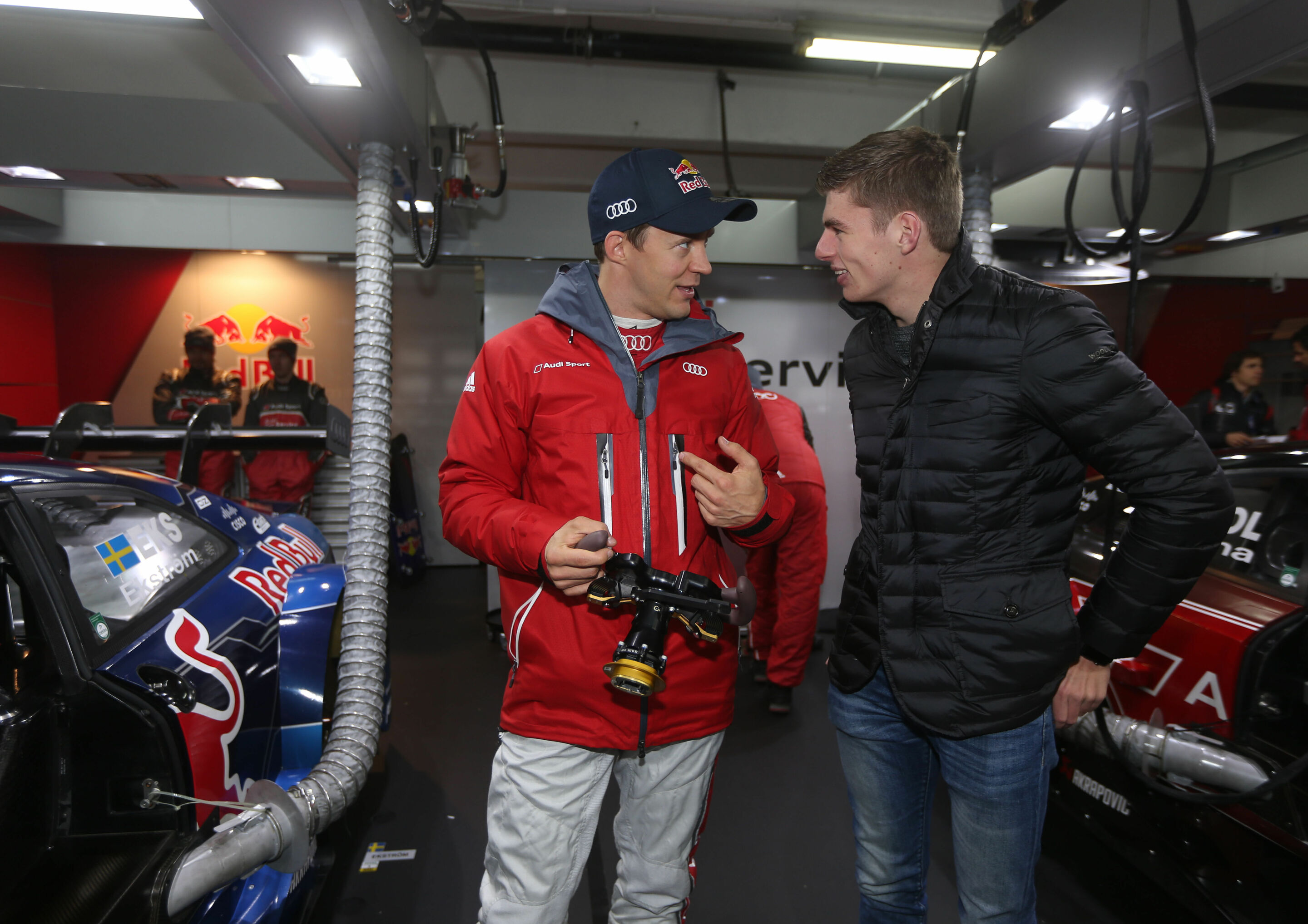 DTM Finale Hockenheim 2015 - Mattias Ekström, Max Verstappen