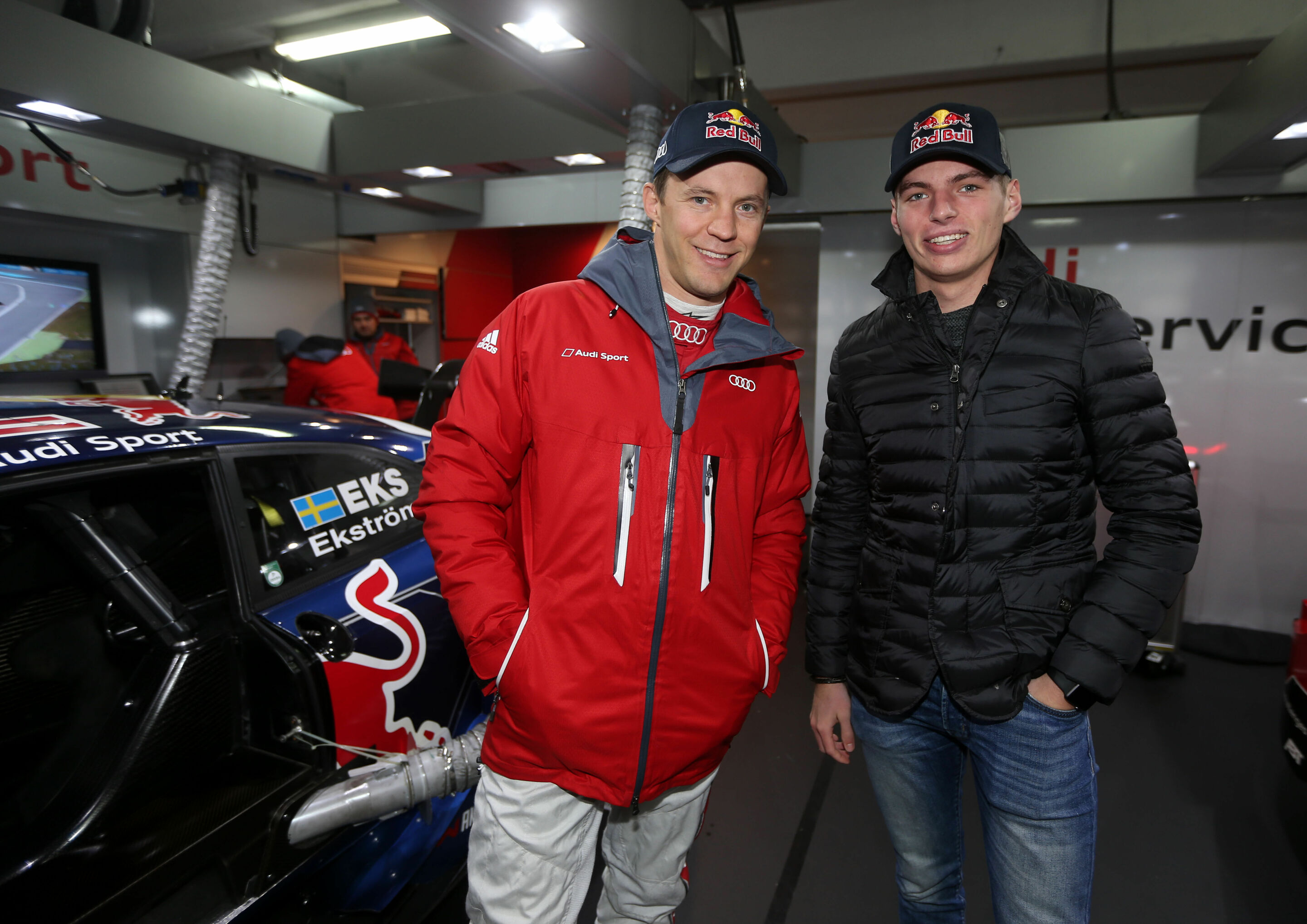 DTM Finale Hockenheim 2015 - Mattias Ekström, Max Verstappen
