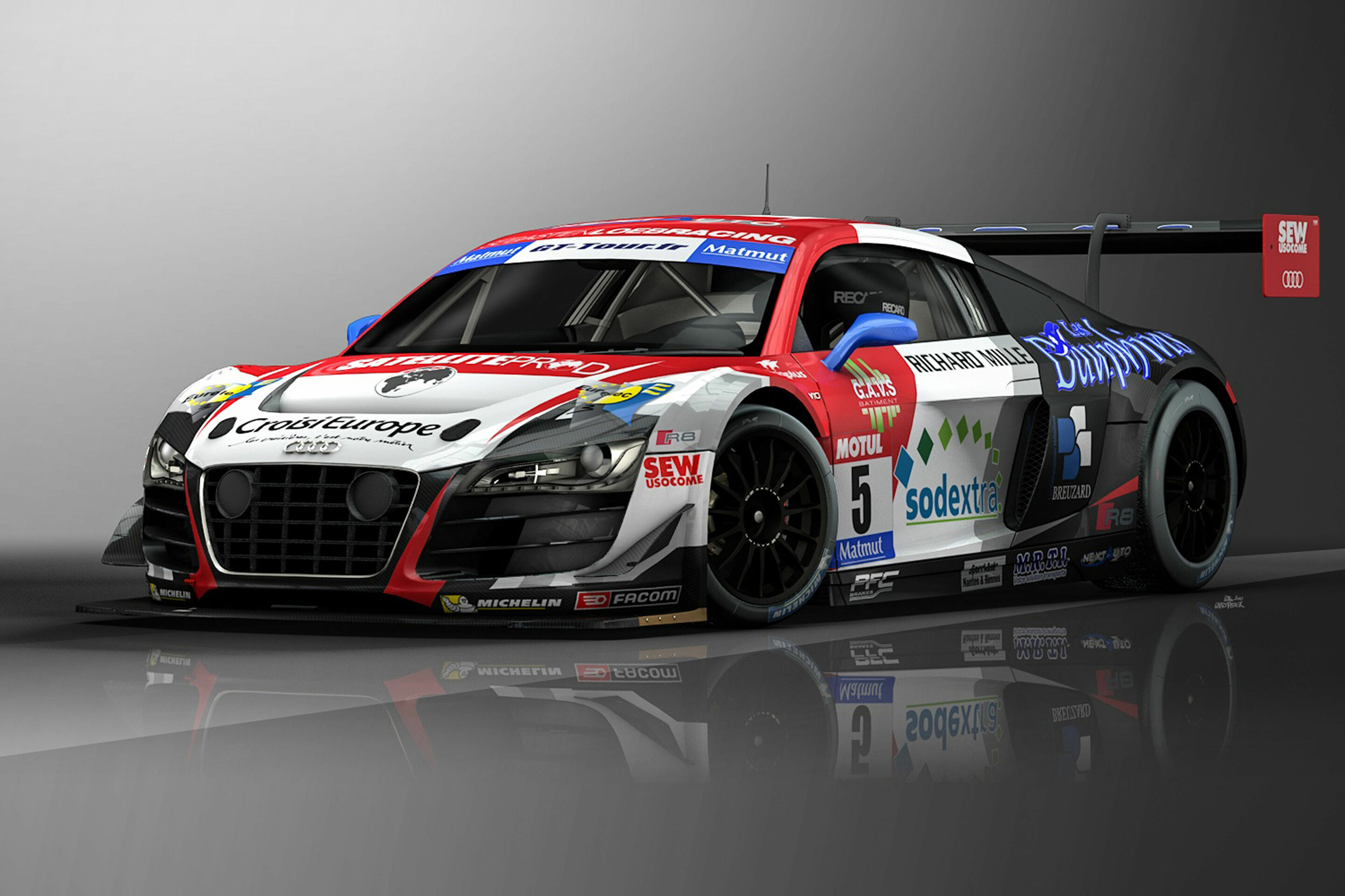 Four Audi customer teams in France - Audi R8 LMS ultra (Sébastien Loeb Racing)